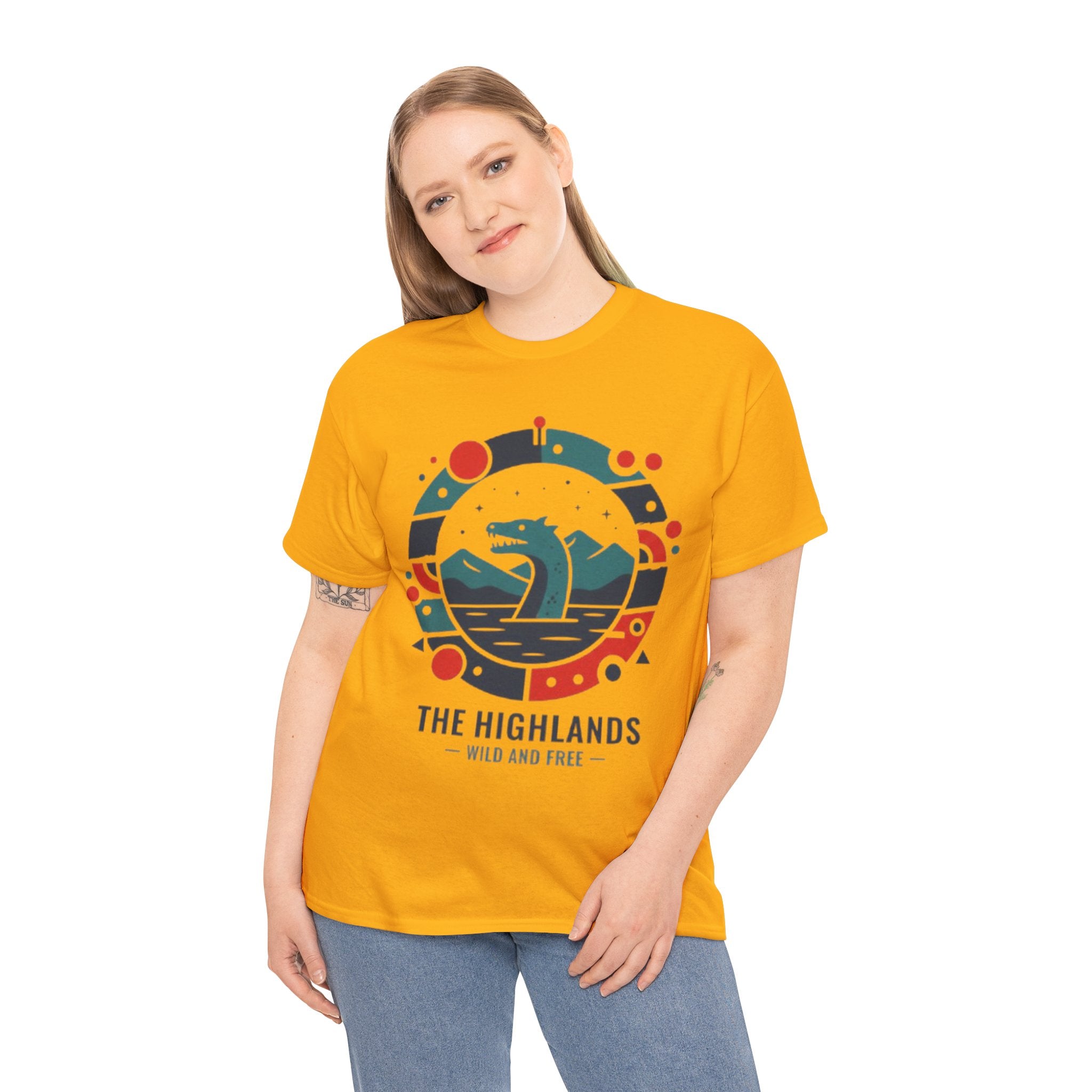Highlands Waves Tee — "The Highlands: Wild and Free" Graphic T‑Shirt