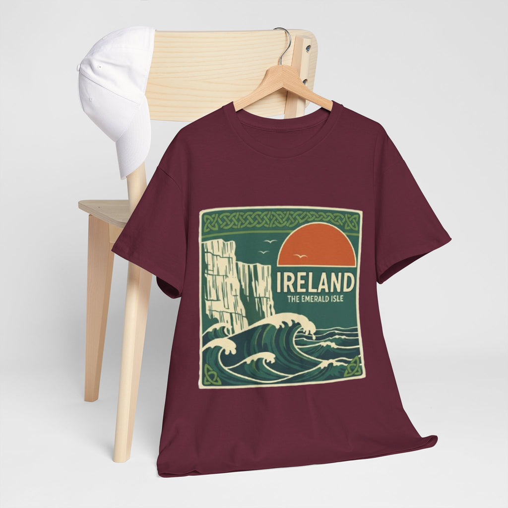Ireland Vintage Travel Tee — 'Ireland The Emerald Isle' Graphic T‑Shirt
