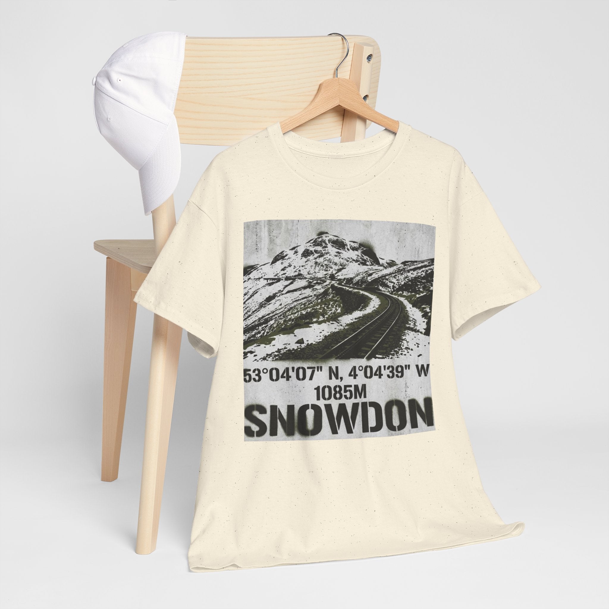 Snowdon Mountain Tee — Snowdon 1085M Coordinates Graphic T-Shirt