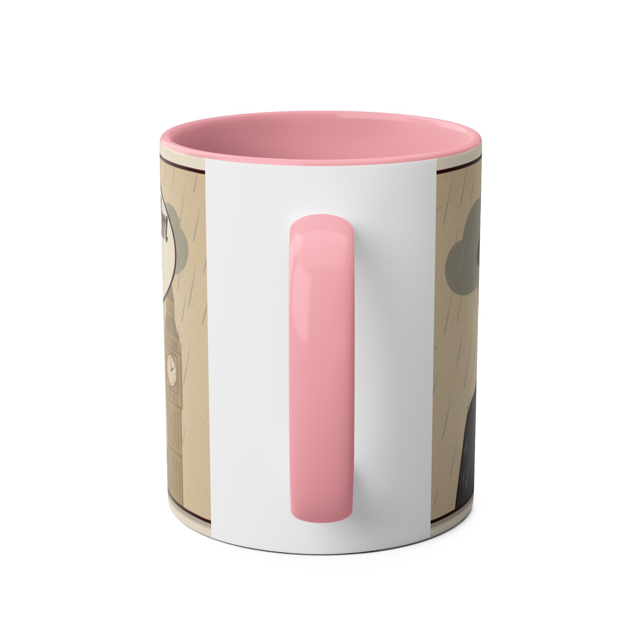 Two-Tone Coffee Mugs, 11oz