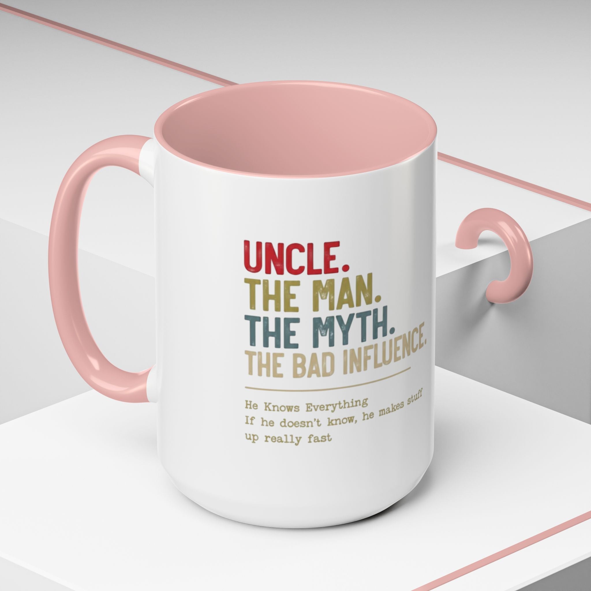Uncle 'The Man, The Myth, The Legend' Accent Coffee Mug