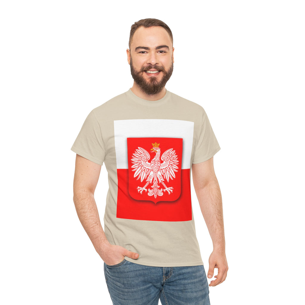 Polish White Eagle T-Shirt — Polska Coat of Arms Tee