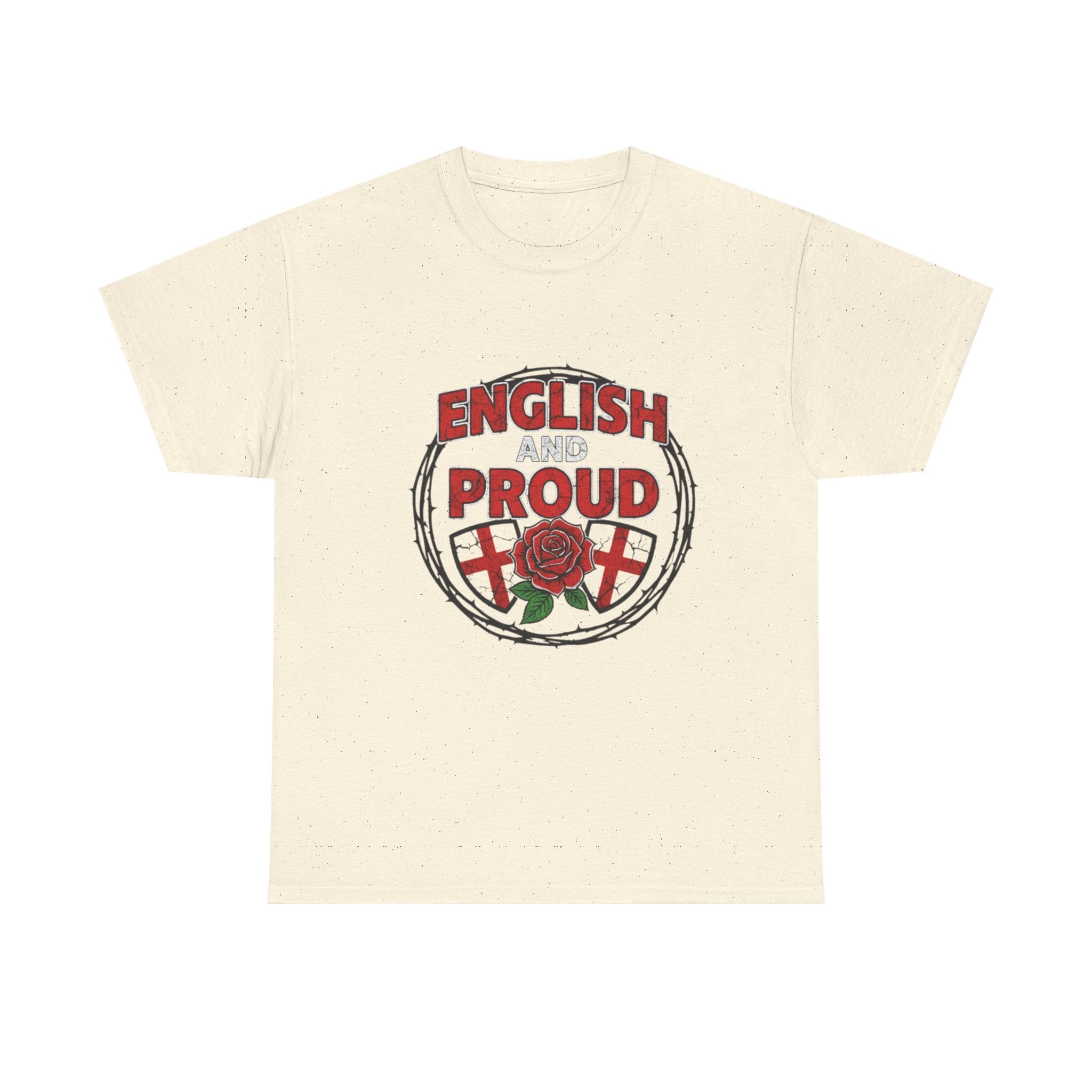 English and Proud T-Shirt — St. George Rose Patriotic Tee