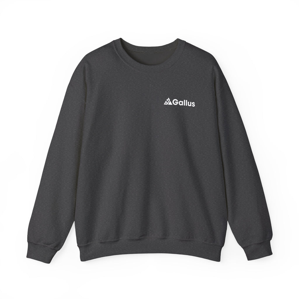 Adventure Crewneck Sweatshirt — Hike Fish Cycle Paddle Logo