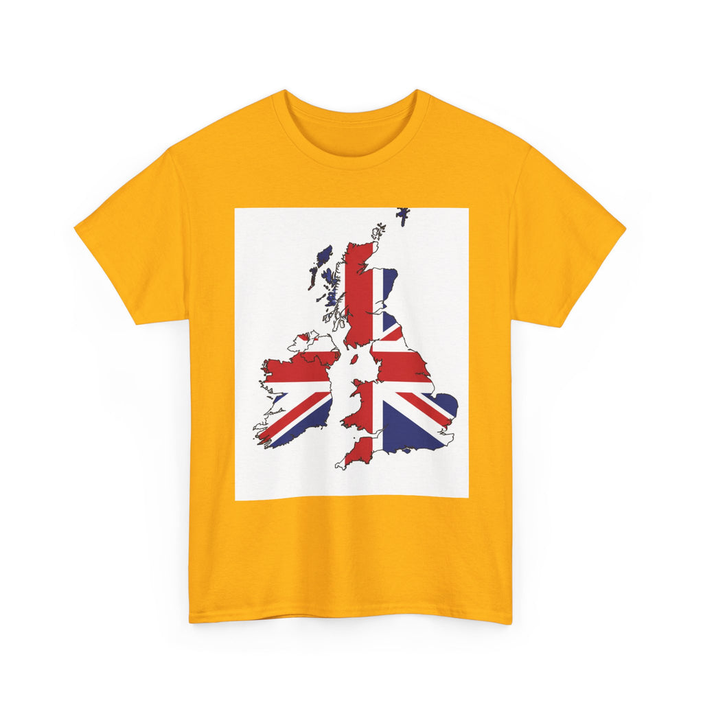 UK Map Flag T-Shirt — British Union Jack Graphic Tee
