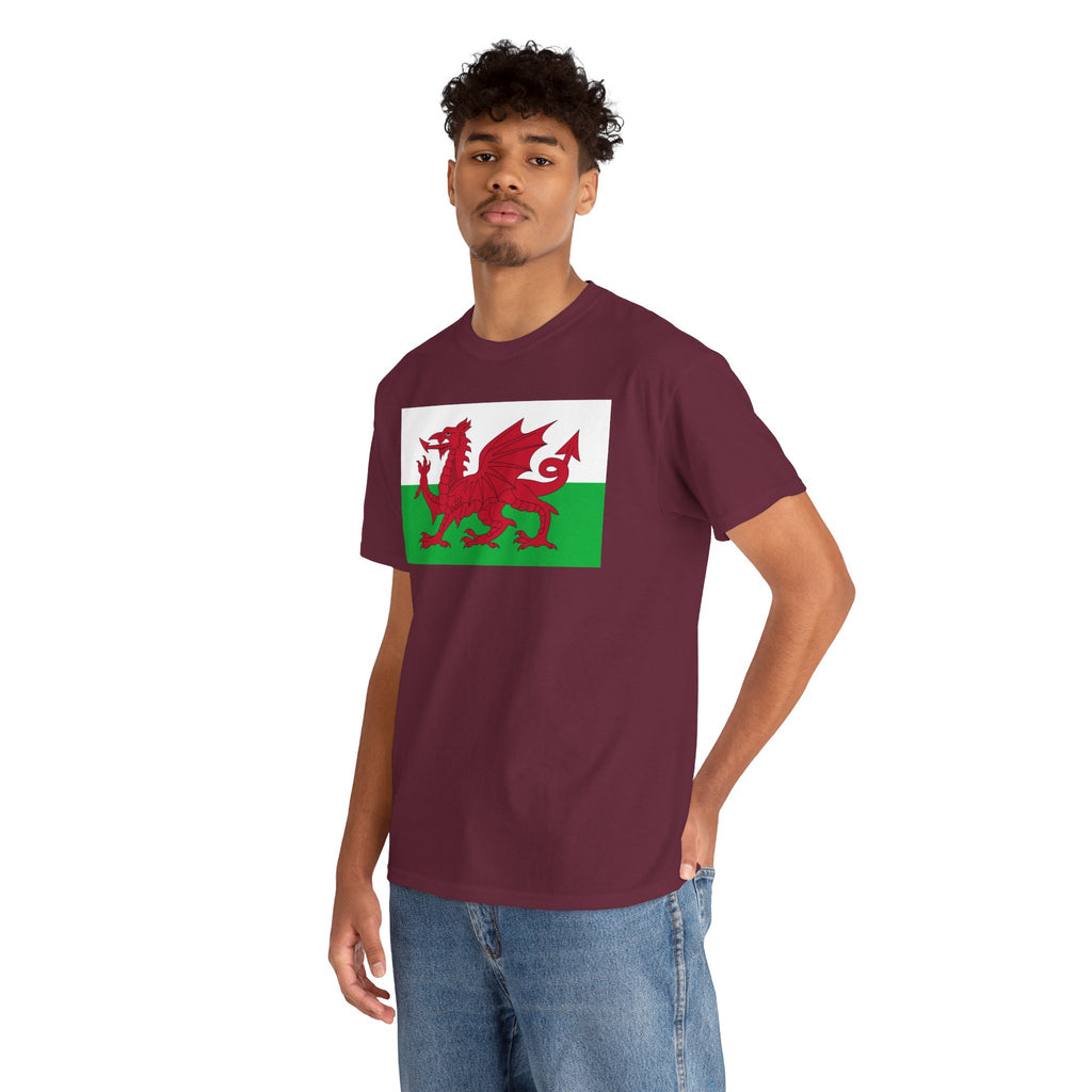 Welsh Dragon T‑Shirt — Cymru Red Dragon Flag Tee