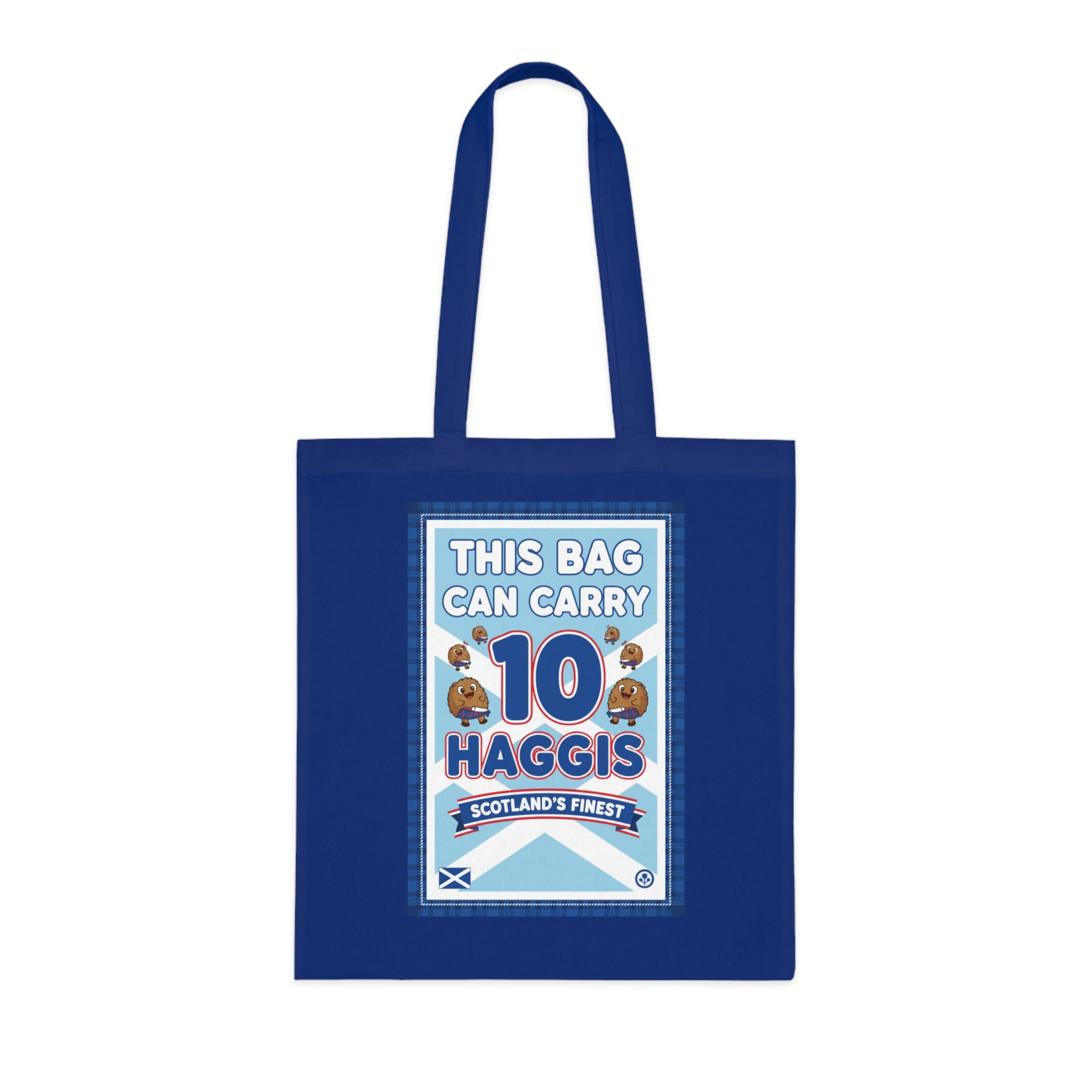 Tote Bag — "This Bag Can Carry 10 Haggis" Scottish Novelty Grocery Tote