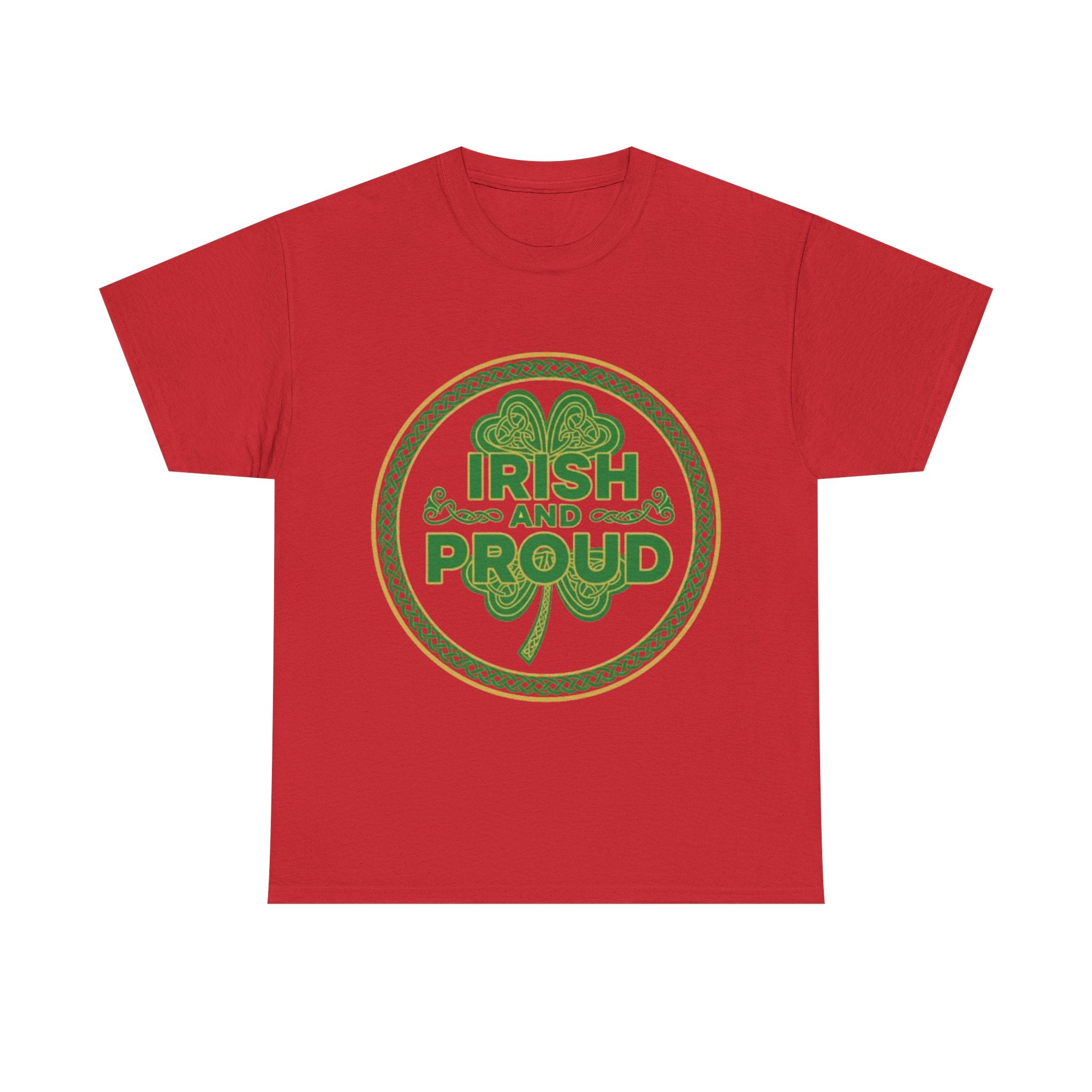 Irish and Proud Shamrock T-Shirt — St. Patrick’s Day Celebration Tee
