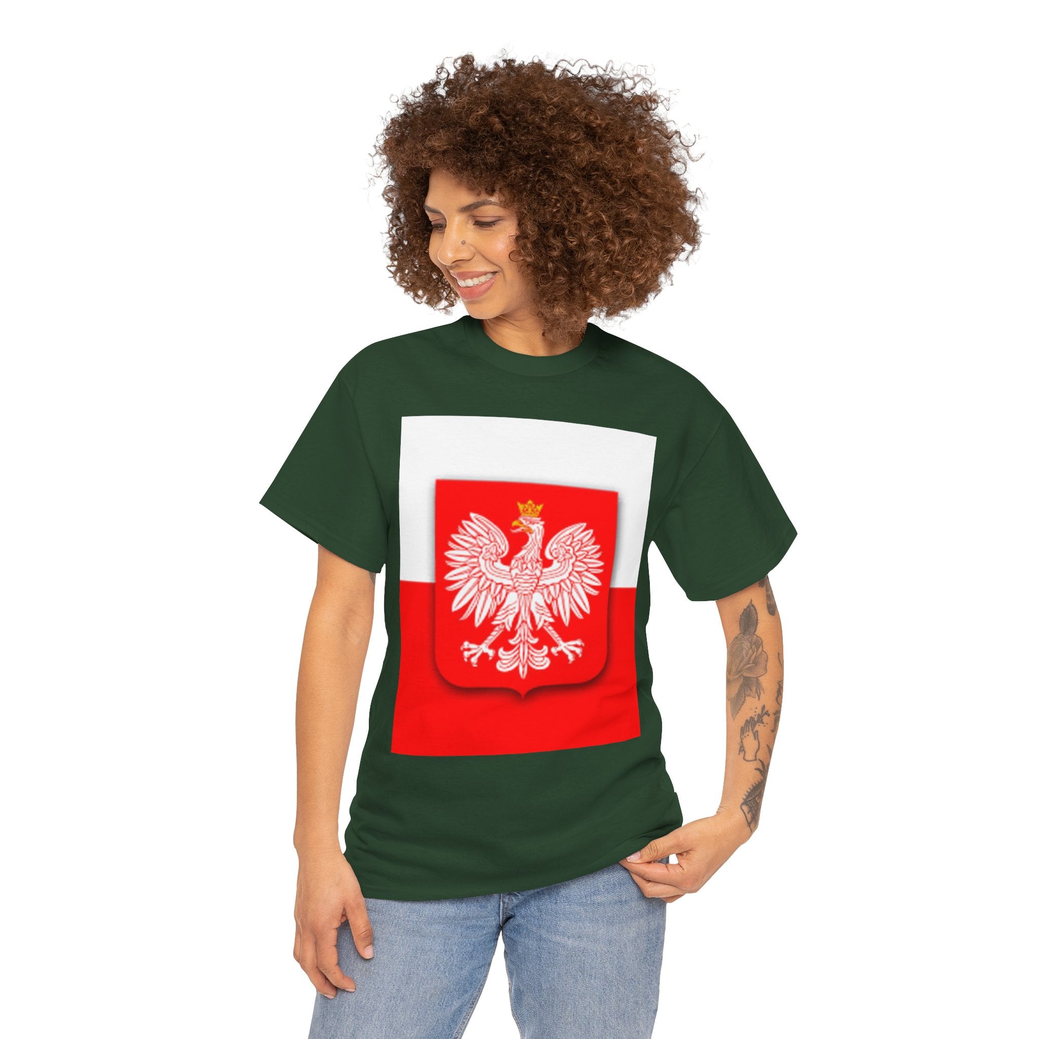 Polish White Eagle T-Shirt — Polska Coat of Arms Tee