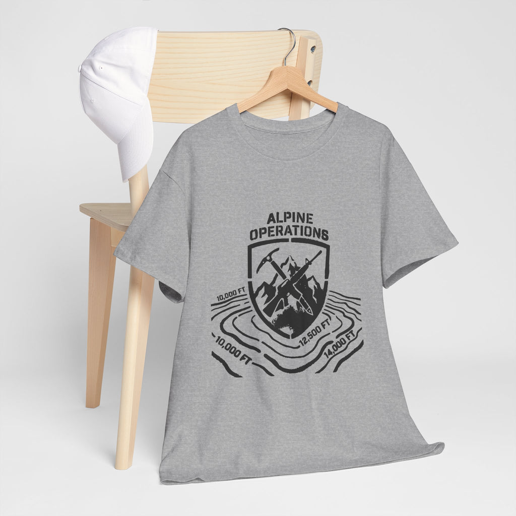 Alpine Operations Cotton Hiking Tee - Mountain Badge Edition