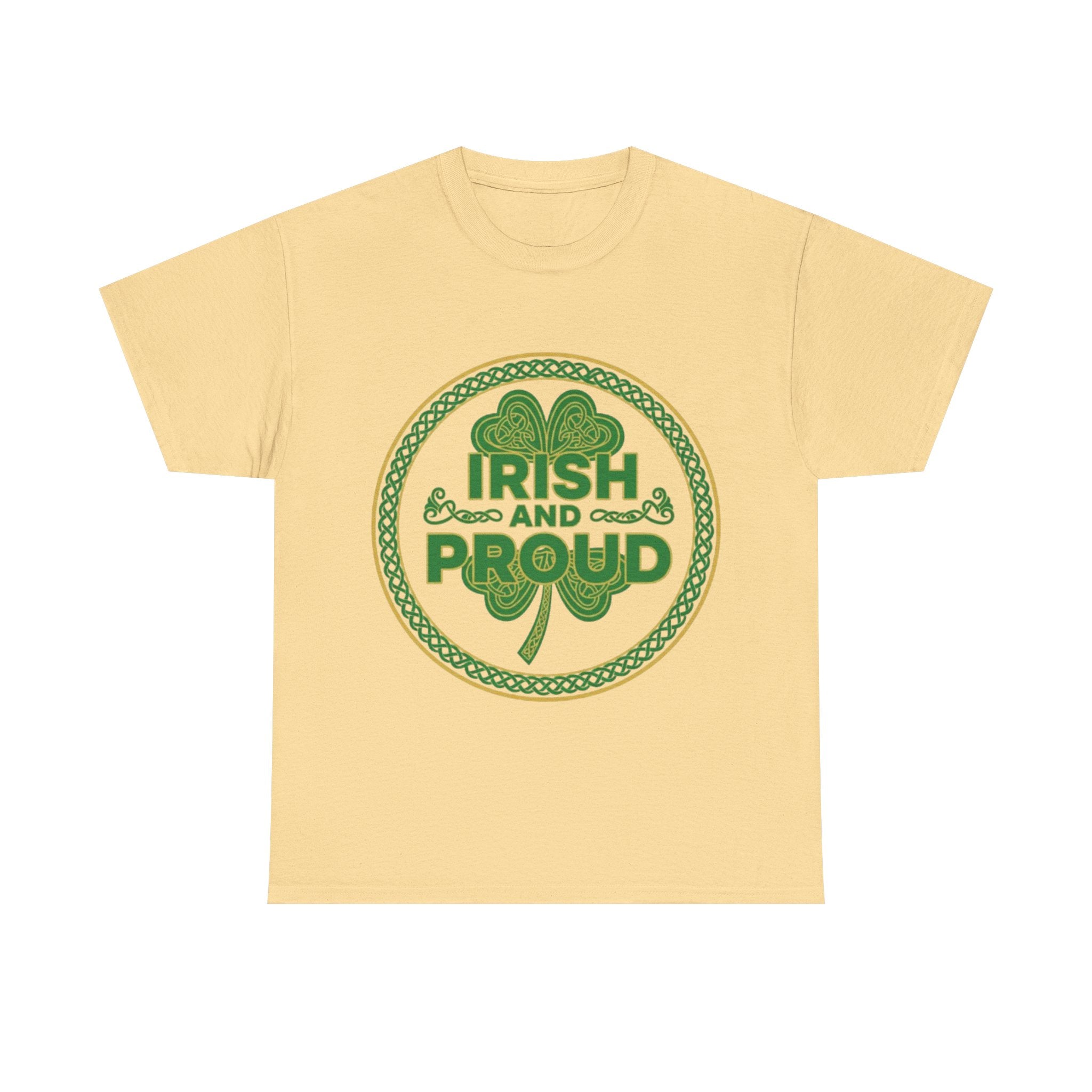 Irish and Proud Shamrock T-Shirt — St. Patrick’s Day Celebration Tee