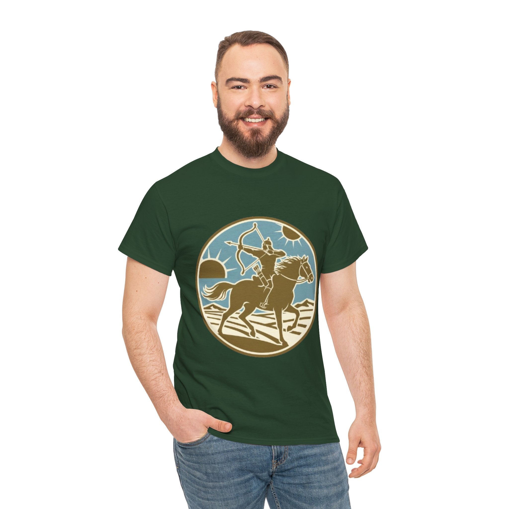 Cowboy Rodeo T‑Shirt — Western Rider Circle Graphic Tee