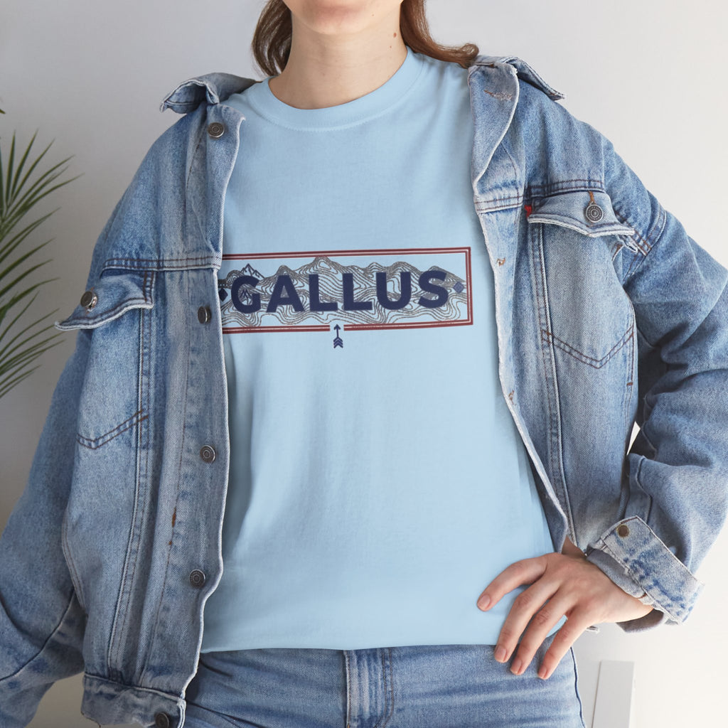 Gallus Spain Map T‑Shirt — Vintage Grid Spain Map Tee