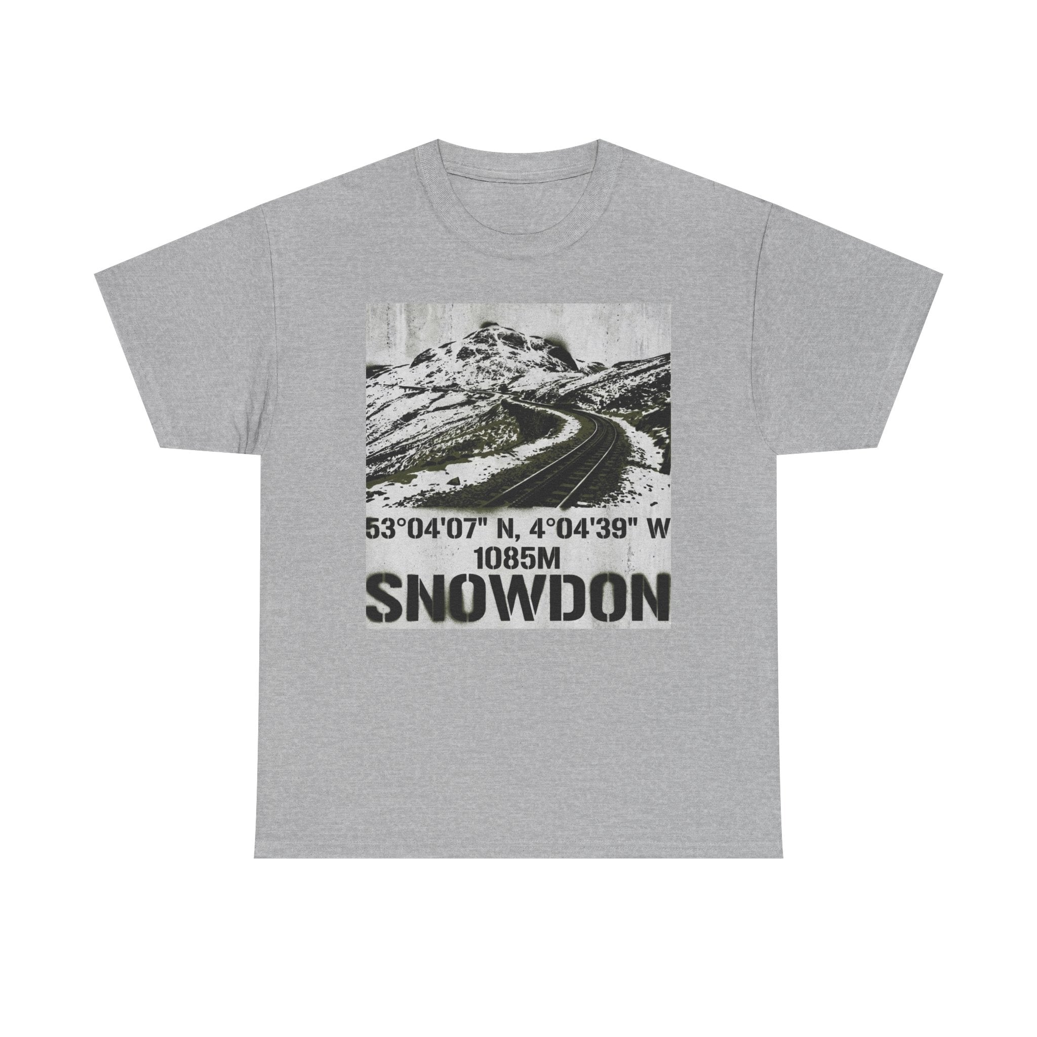 Snowdon Mountain Tee — Snowdon 1085M Coordinates Graphic T-Shirt