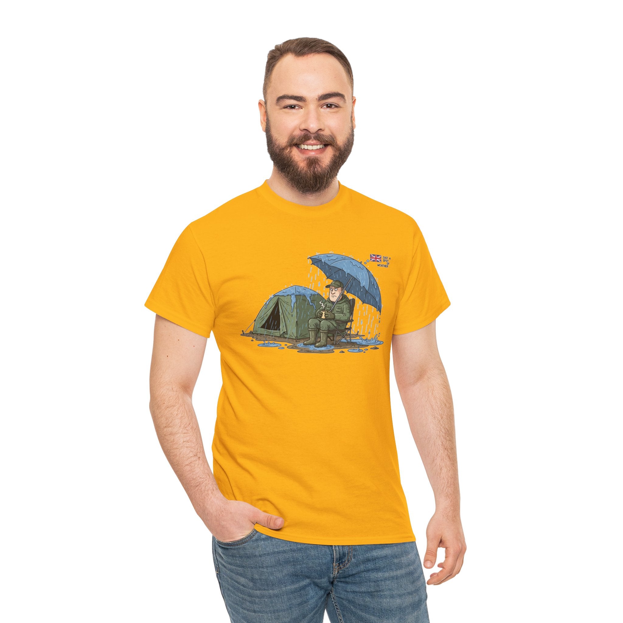 Retro Mountain Camper Graphic T-Shirt — Vintage Van Life Adventure Tee