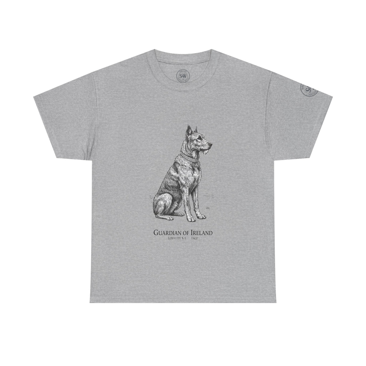 Guardian of Ireland German Shepherd T-Shirt — Irish Dog Tee — product image 4