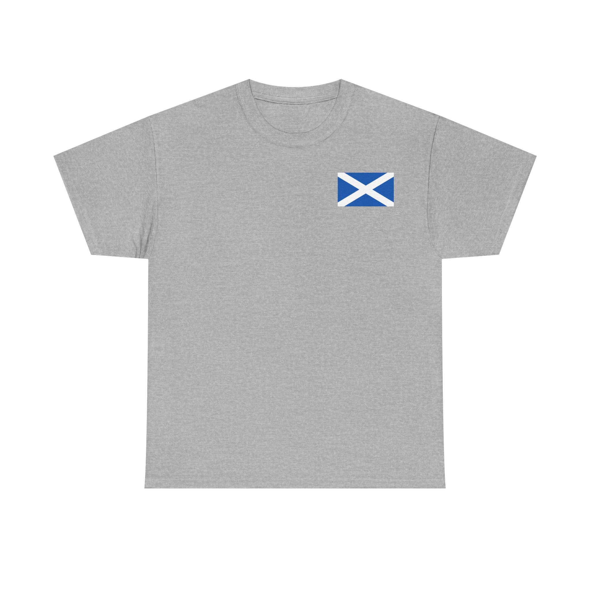 Scottish & Proud T‑Shirt — Retro Stag Scotland Flag Tee