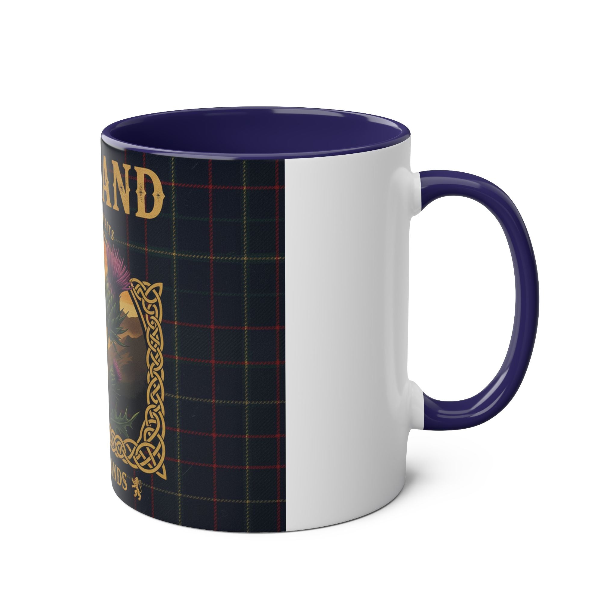 Two-Tone Coffee Mugs, 11oz