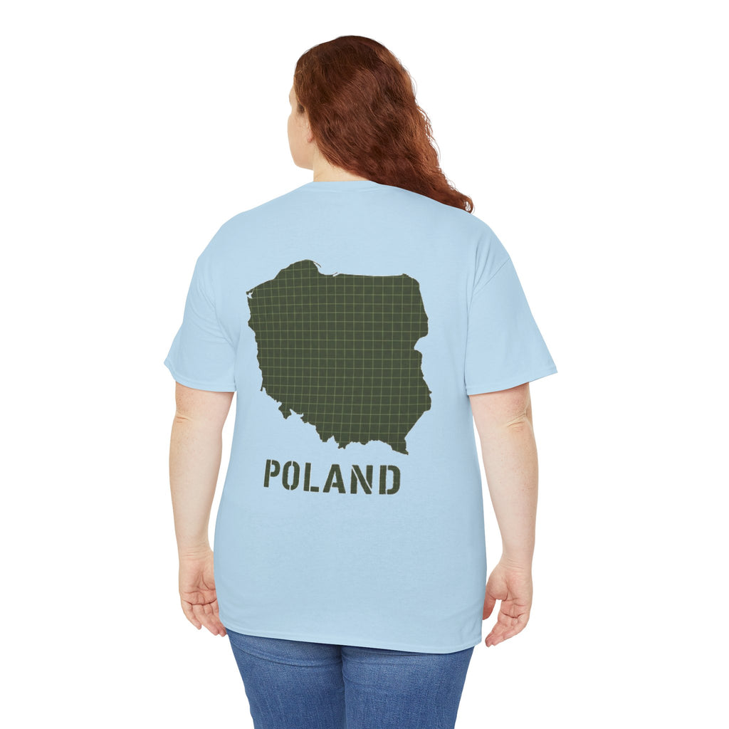 Poland Map T-Shirt — Gallus Logo Military-Style Polish Pride Tee