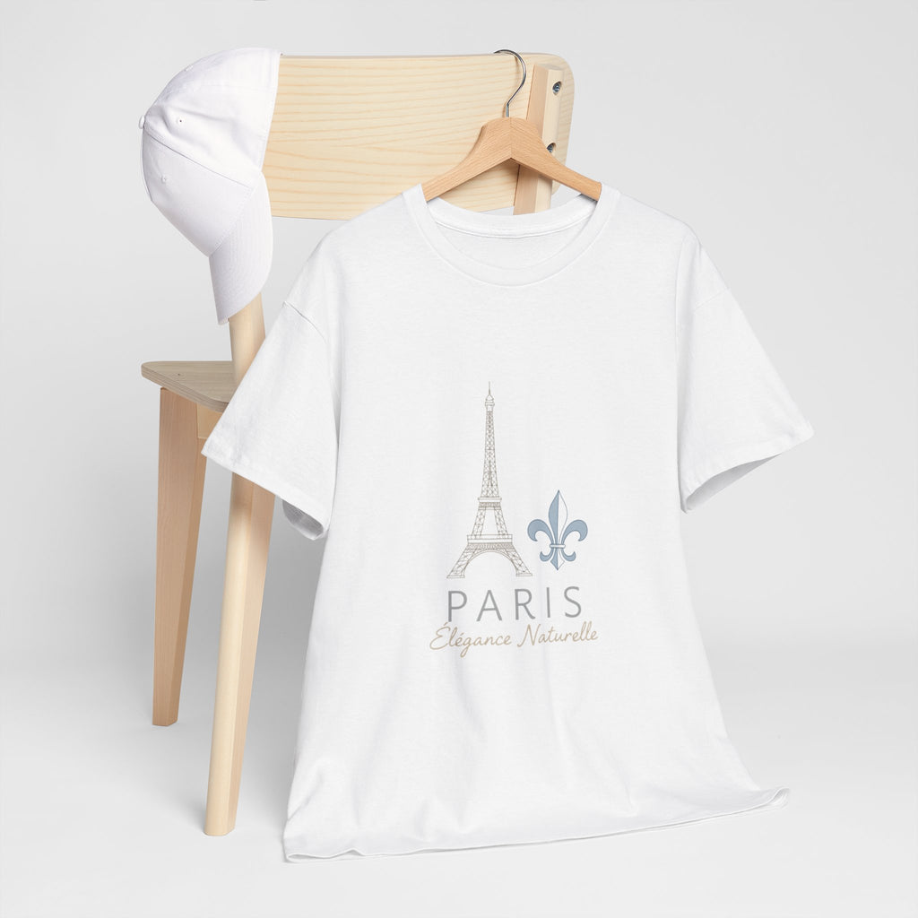 Paris Eiffel Tower Tee – 'Paris Élégance Naturelle' Graphic T-Shirt