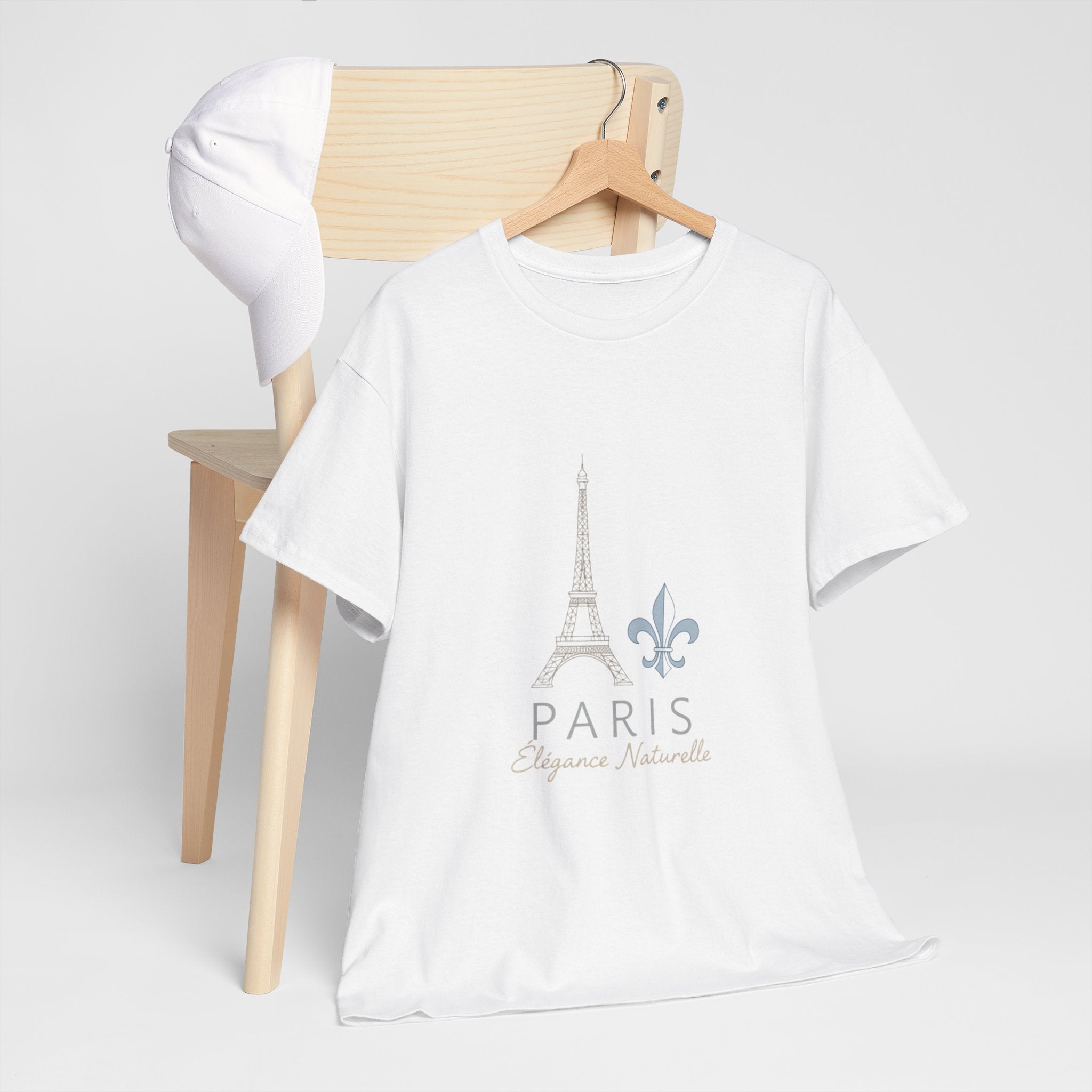 Paris Eiffel Tower Tee – 'Paris Élégance Naturelle' Graphic T-Shirt