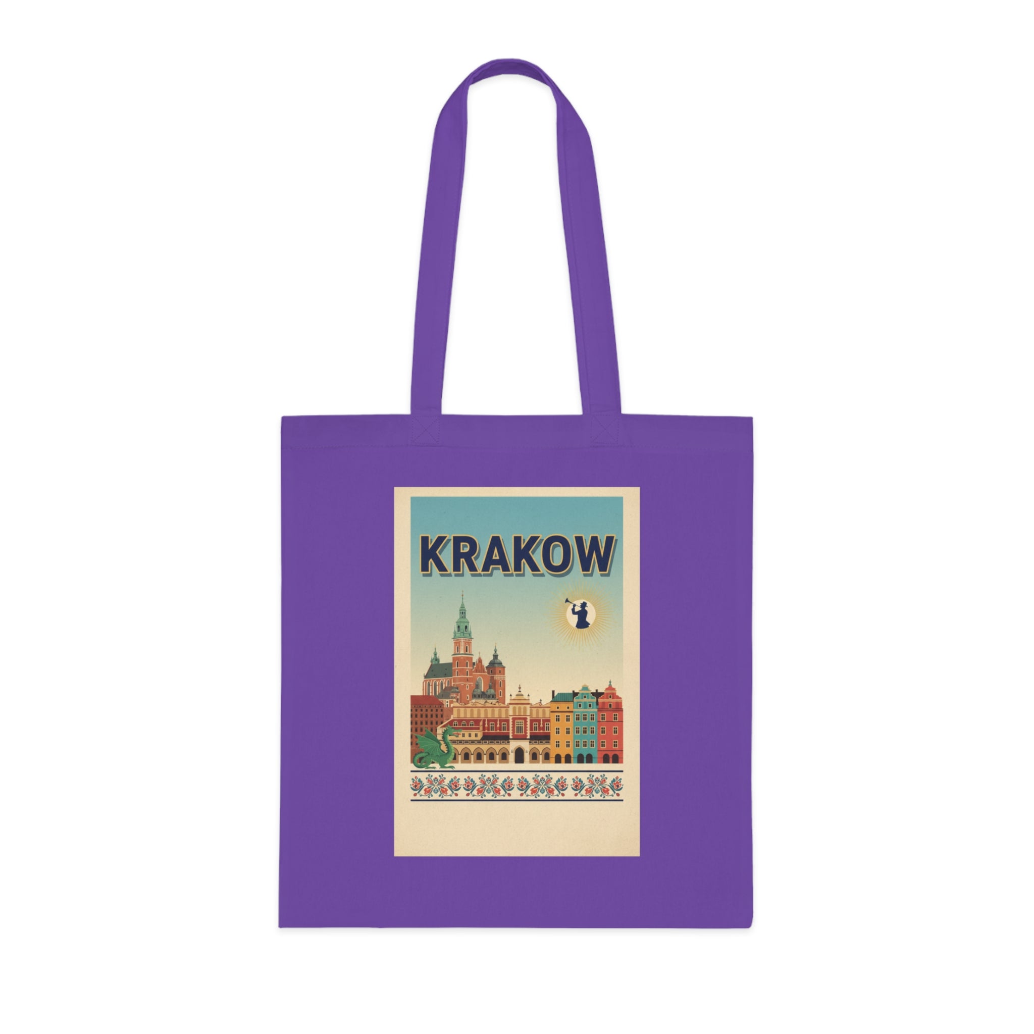 Krakow Vintage Travel Cotton Tote