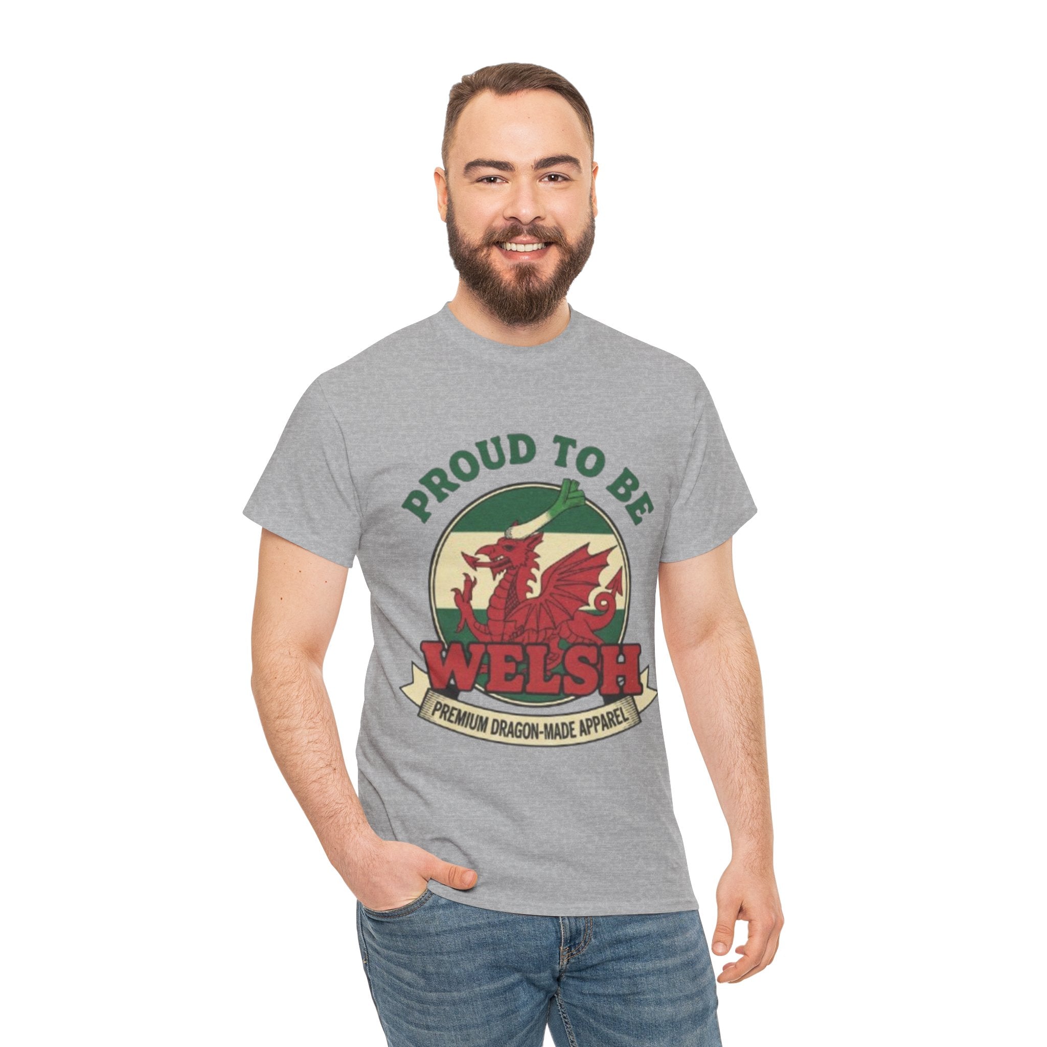 Proud to Be Welsh T-Shirt — Welsh Dragon Pride Tee