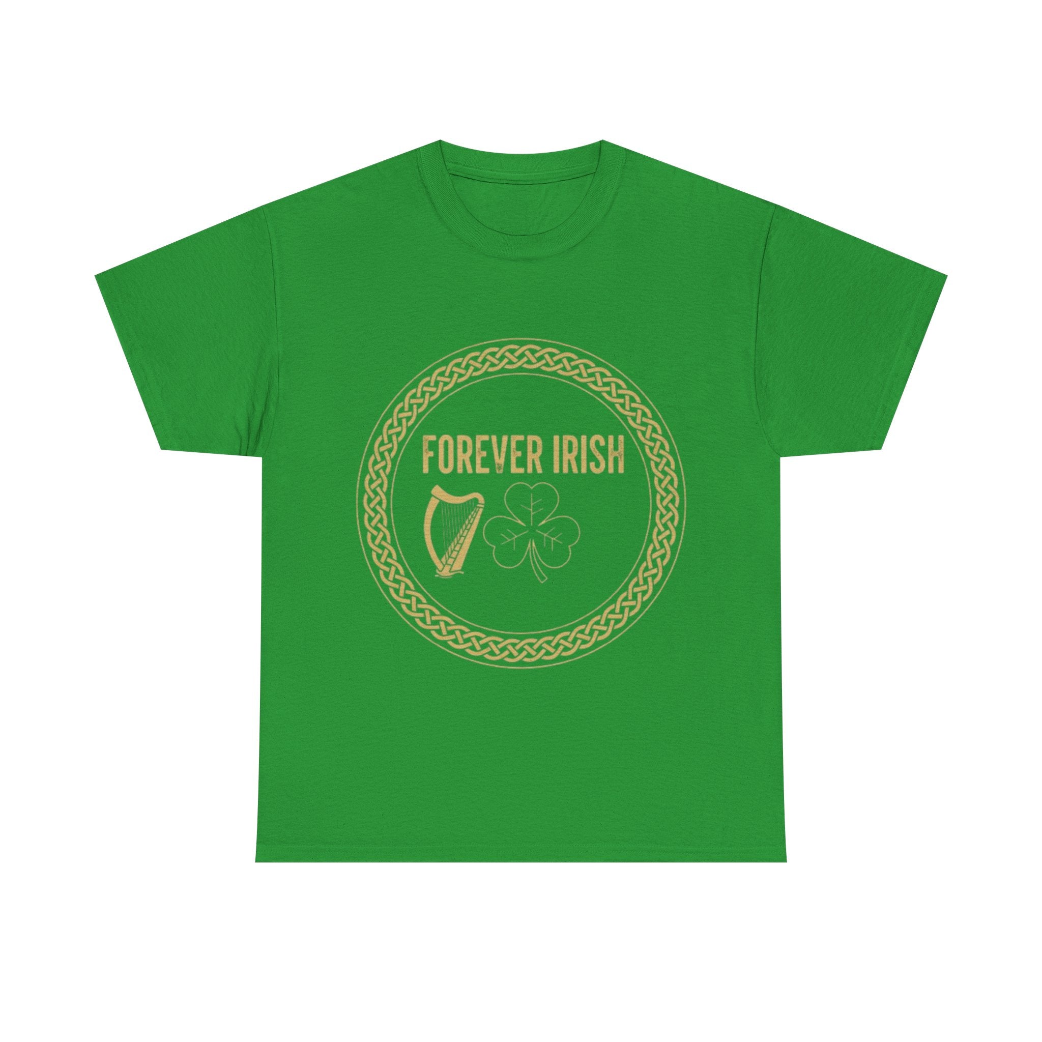 Forever Irish T‑Shirt - "Forever Irish" Shamrock & Harp St. Patrick’s Day Tee