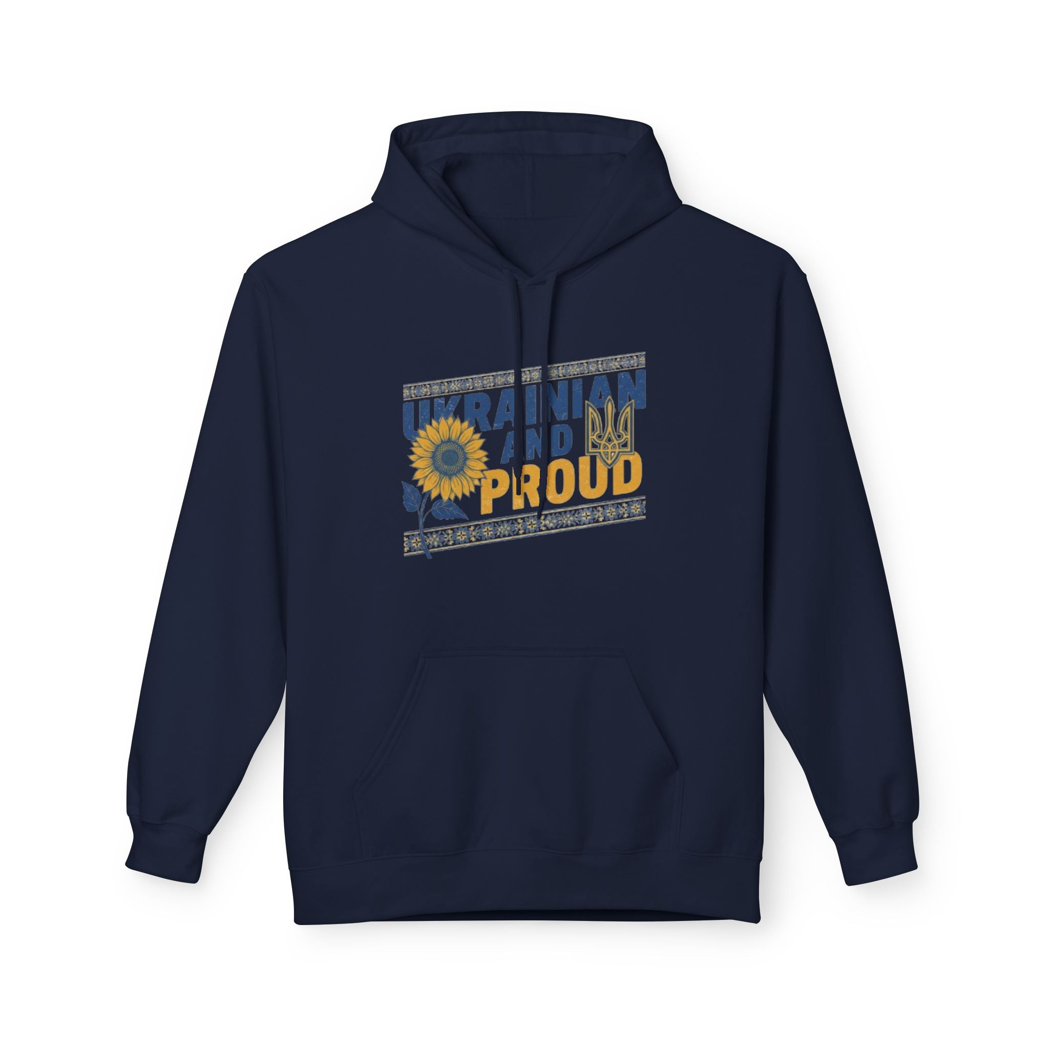 Ukrainian and Proud Hoodie — Sunflower National Pride Pullover