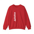 Gallus Crewneck Sweatshirt — "One Foot in Front of the Other" Motivational Red Pullover