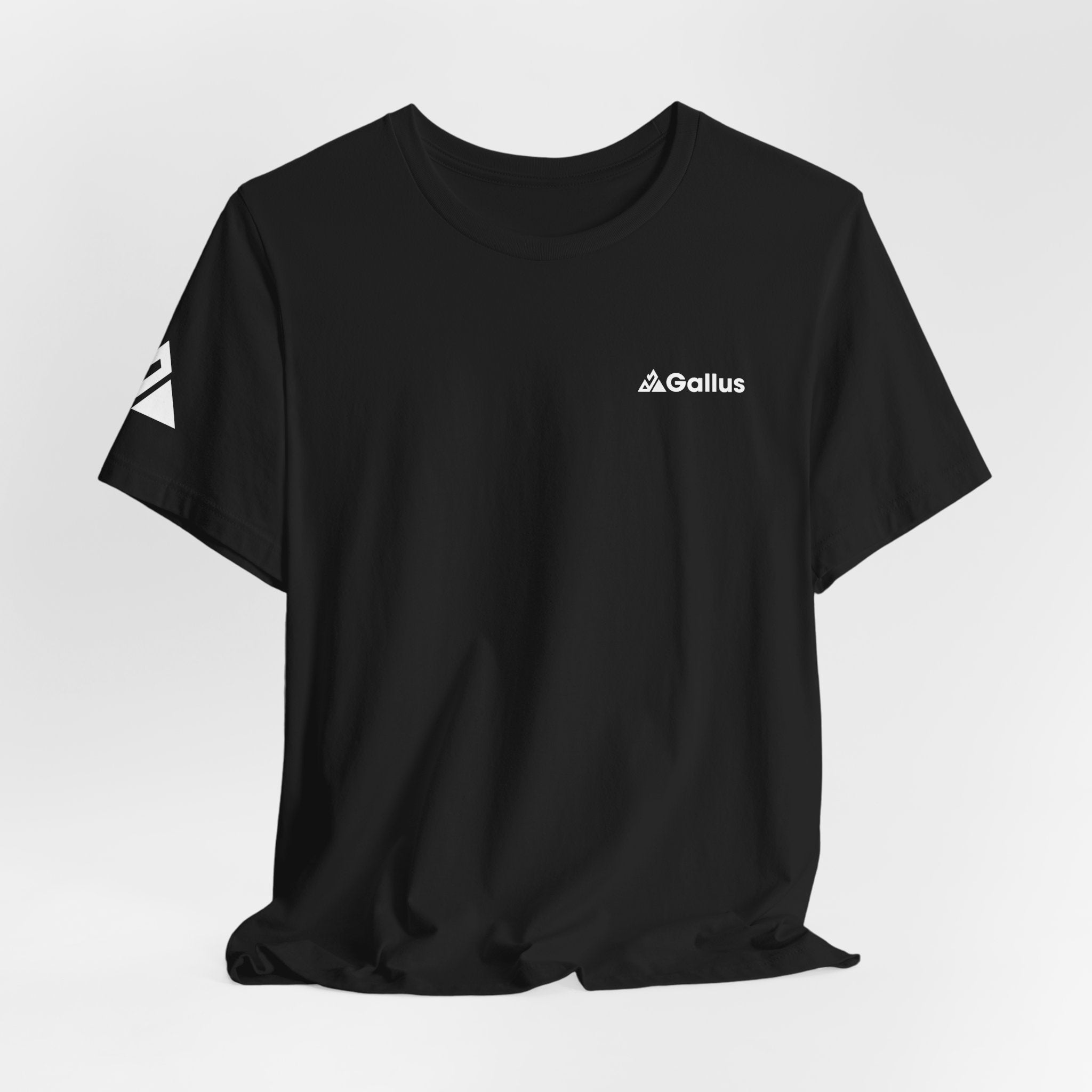 Gallus Minimal Logo T‑Shirt — Small Chest Emblem Casual Tee