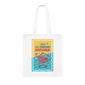Shopaholic Tote Bag — "I Am A Self Confessed Shopaholic" Cotton Market Tote