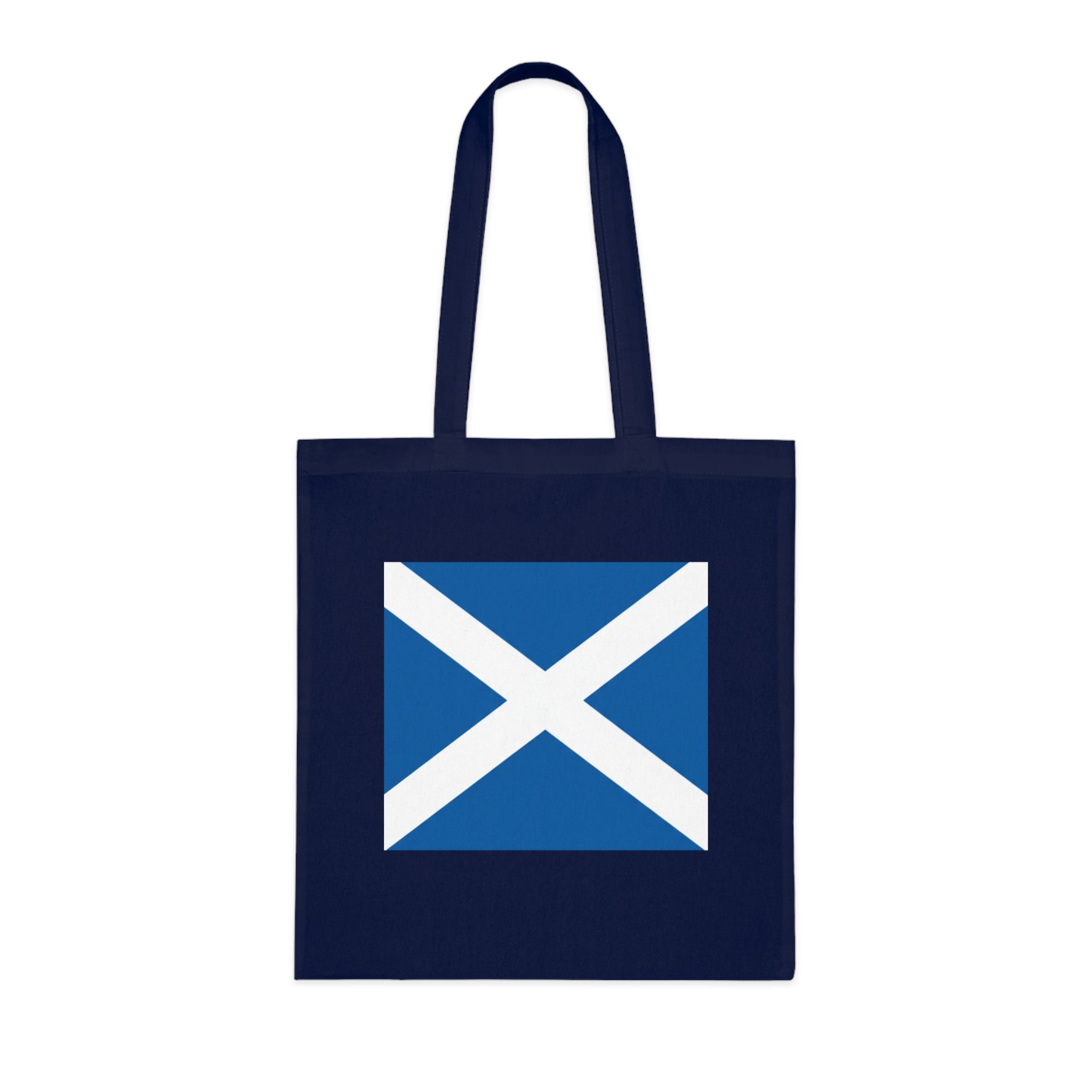 Scottish Saltire Cotton Tote Bag — Scotland Flag Eco Shopper