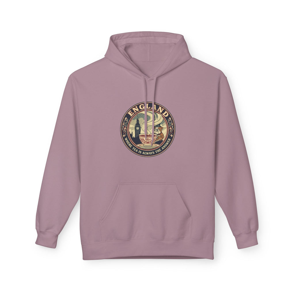 England Vintage Crest Hoodie — British Travel Souvenir Pullover