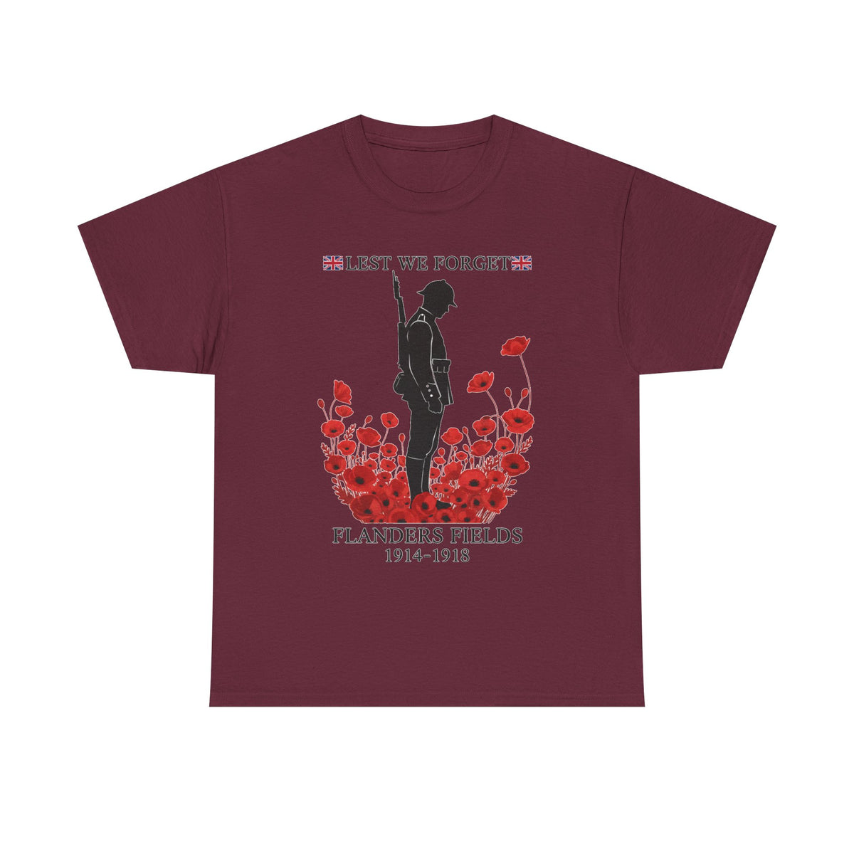 Flanders Fields 1914–1918 T-Shirt — WW1 Remembrance Tee — product image 6