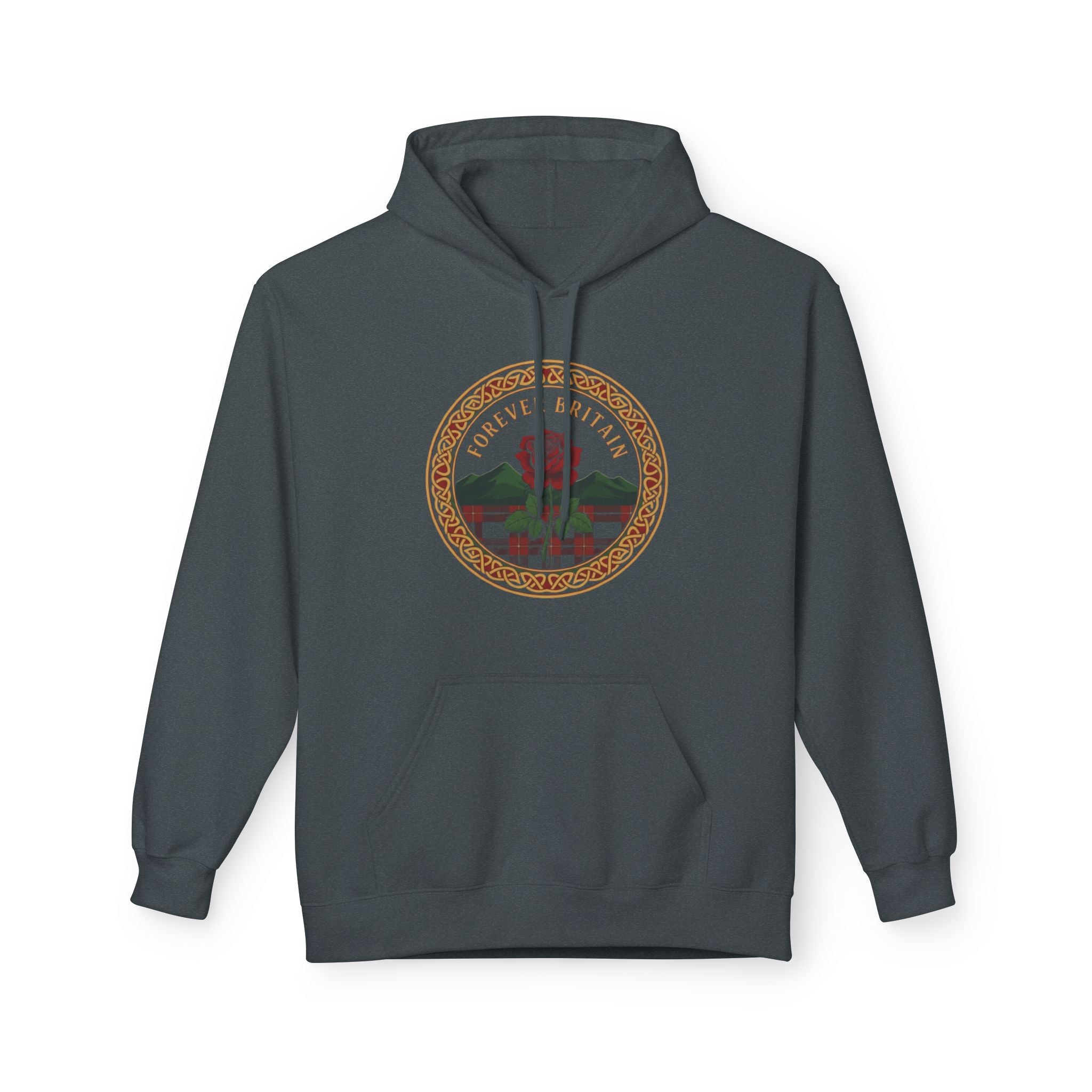 Forever British Vintage Seal Hoodie — Retro UK Crest Pullover