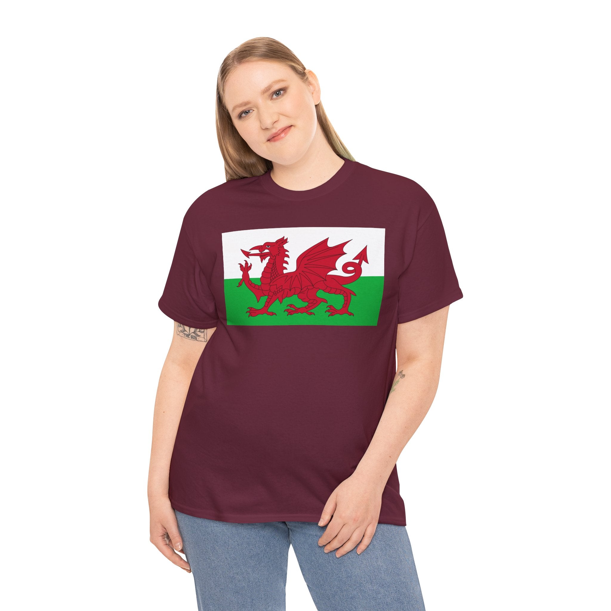 Welsh Dragon T‑Shirt — Cymru Red Dragon Flag Tee