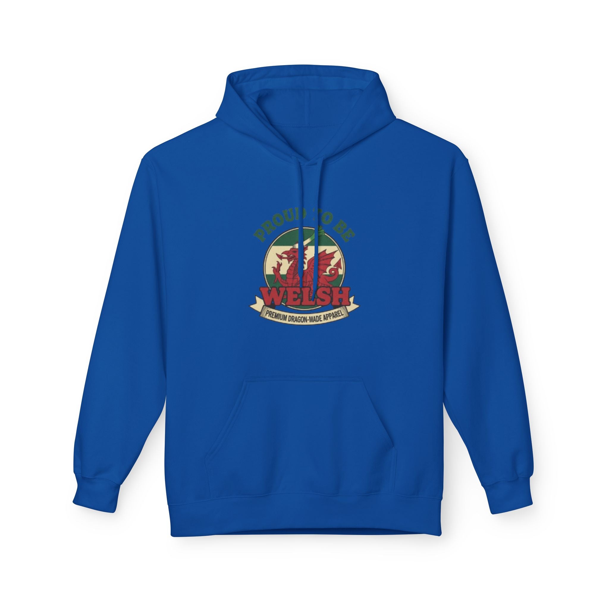 Proud to Be Welsh Hoodie — Vintage Wales Emblem Pullover