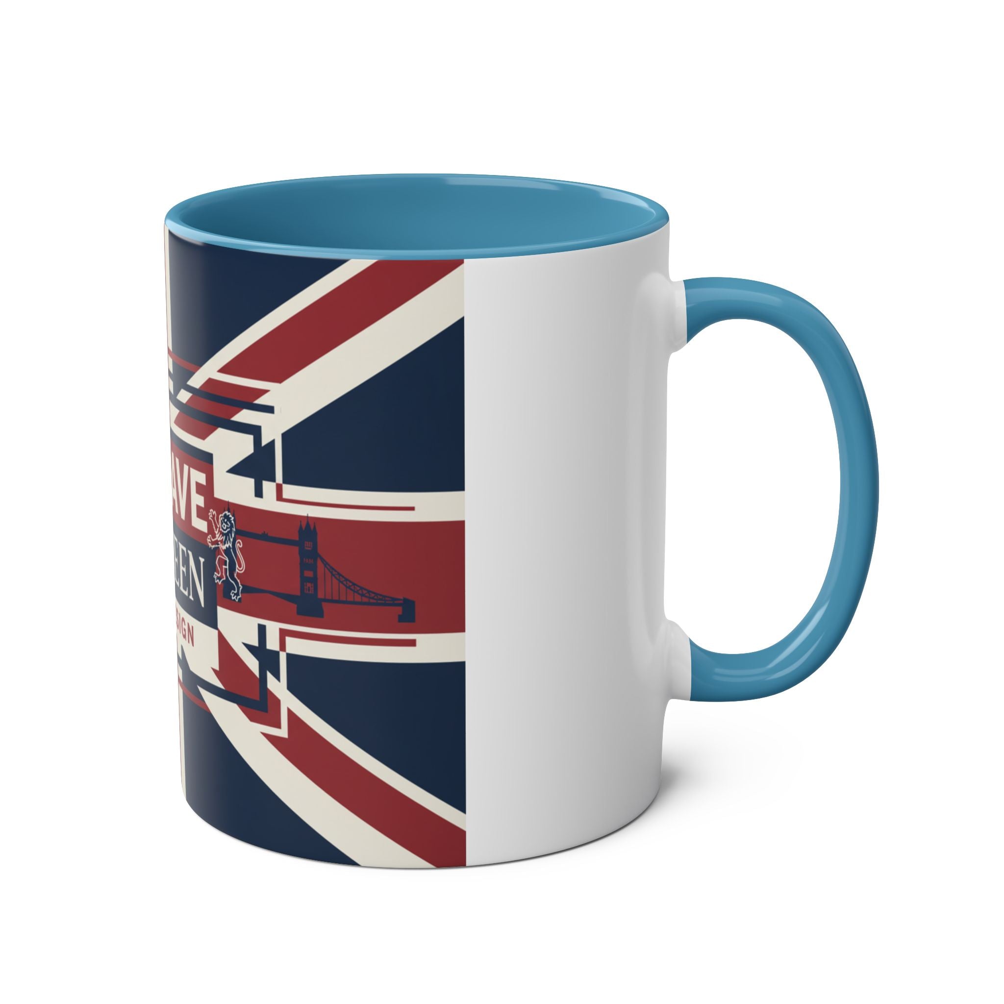 Two-Tone Coffee Mugs, 11oz