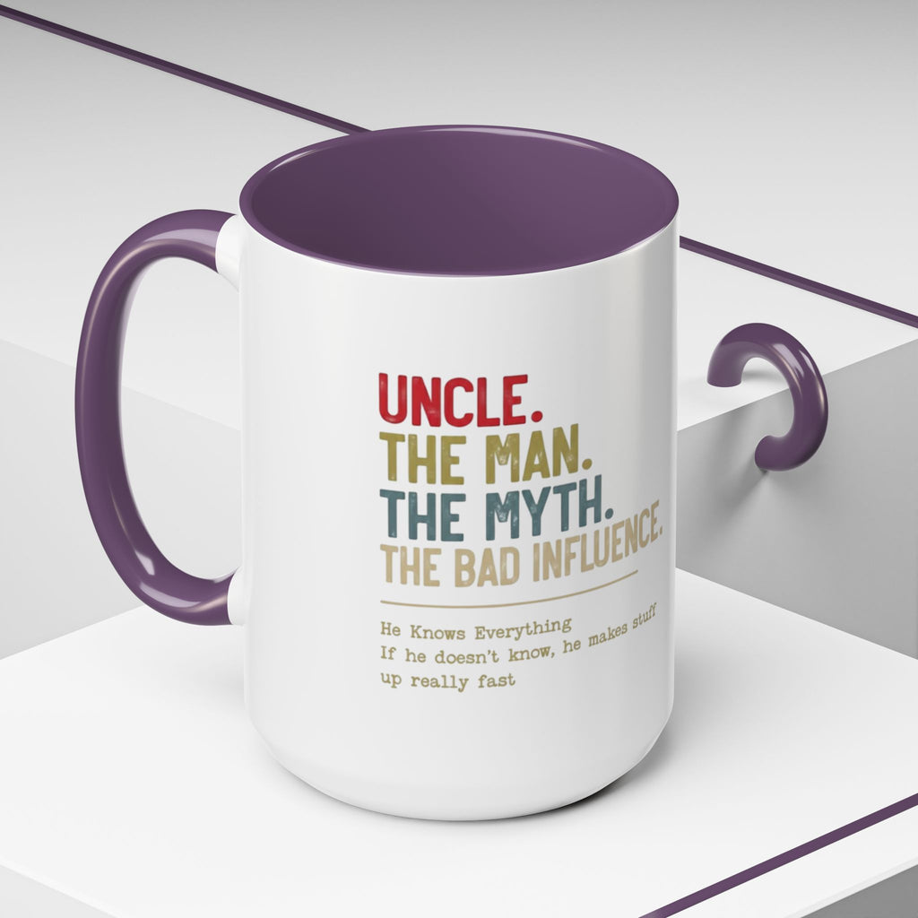 Uncle 'The Man, The Myth, The Legend' Accent Coffee Mug