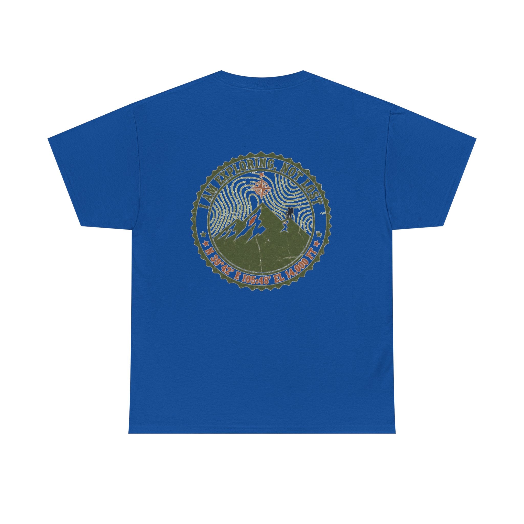 Adventure Logo Tee — "GALLUS" Mountain Badge Shirt (Exploring Not Lost)