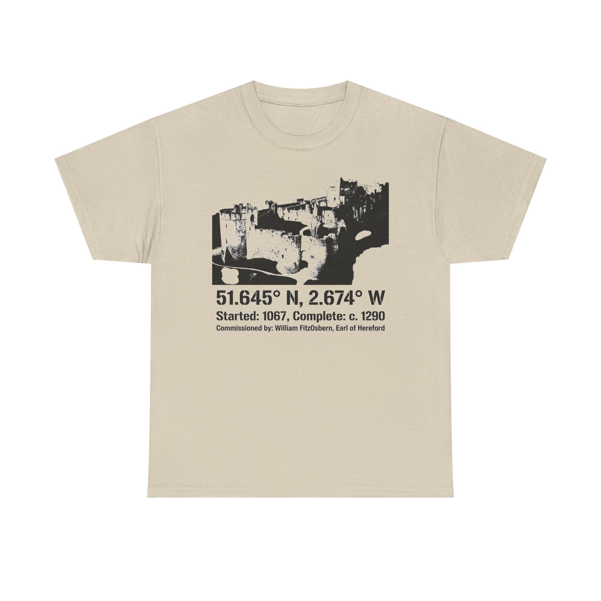 Chepstow Castle T‑Shirt — Historic Landmark Tee for Castle Lovers & Travelers