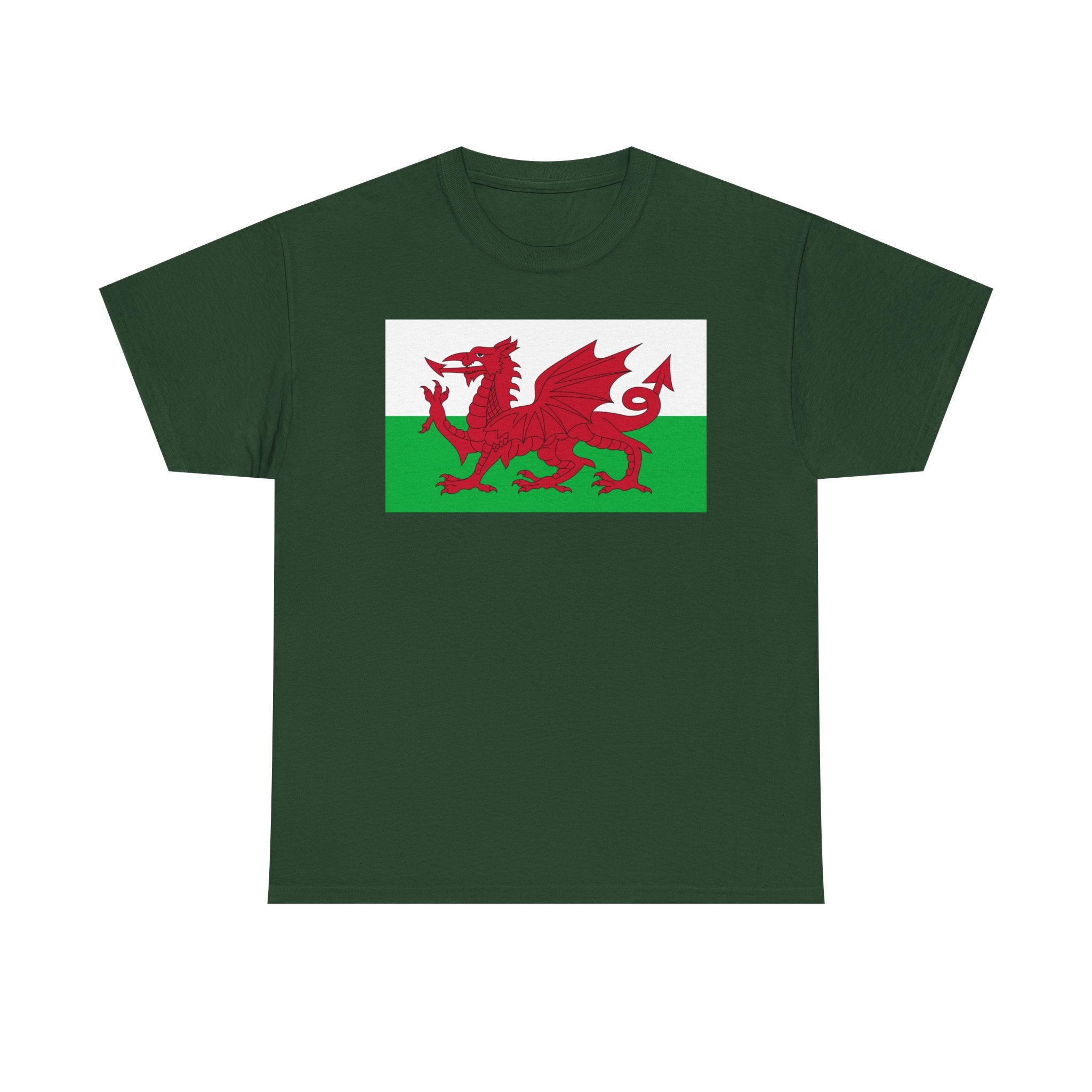Welsh Dragon T‑Shirt — Cymru Red Dragon Flag Tee