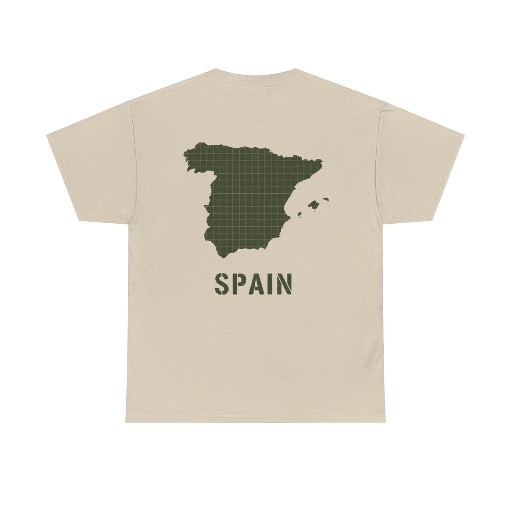 Spain Map Graphic Tee — Minimalist Travel T‑Shirt