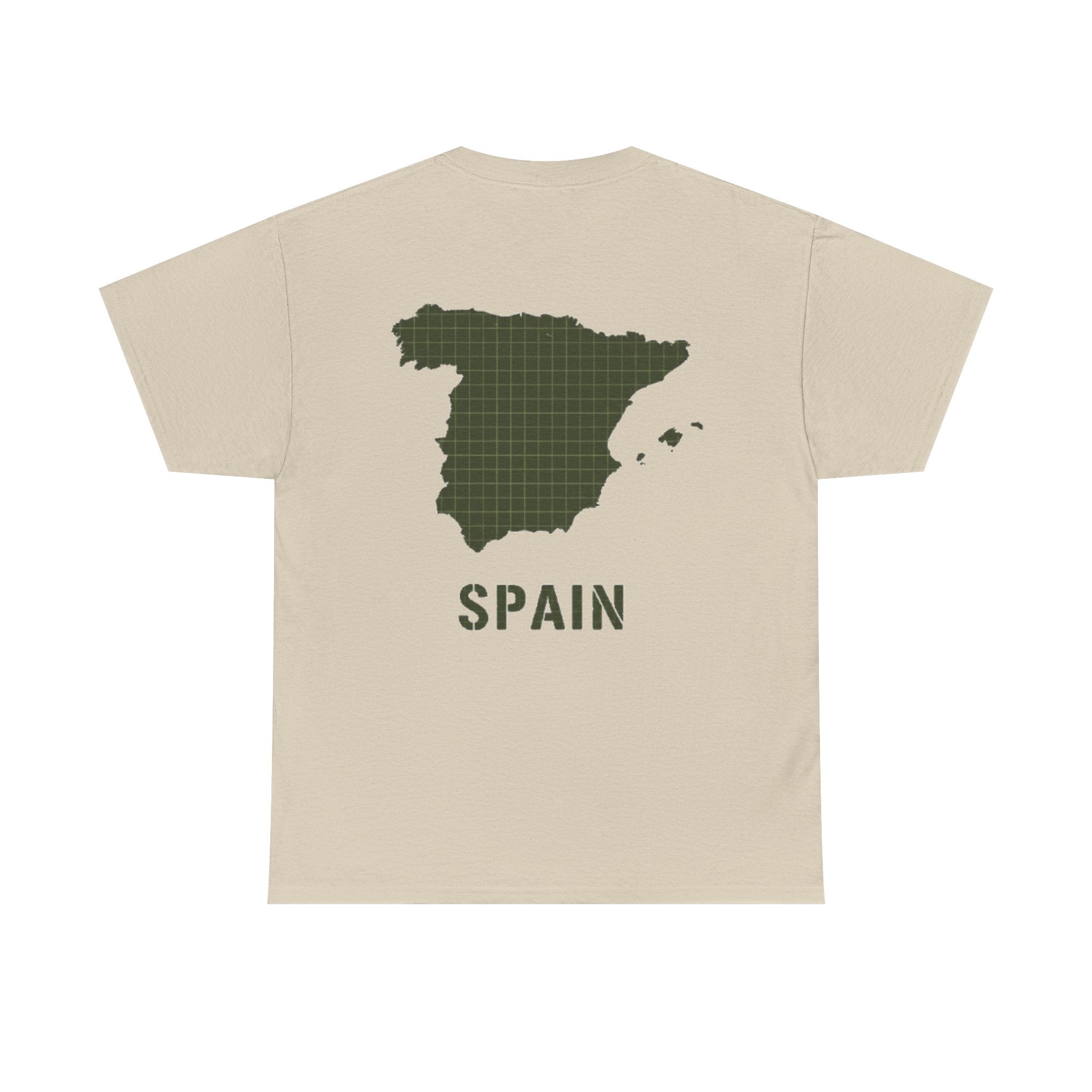 Spain Map Graphic Tee — Minimalist Travel T‑Shirt