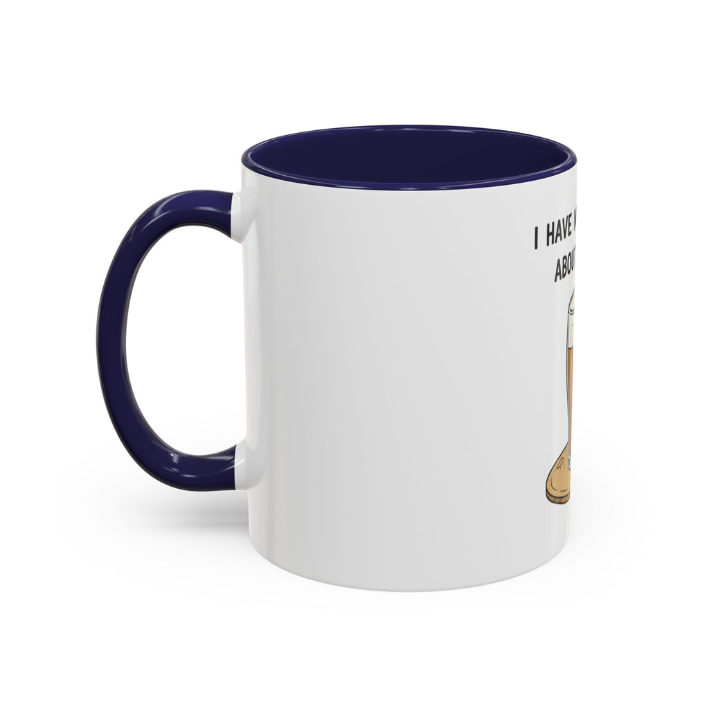 Coffee Mug - "I Have Mixed Drinks About Feelings" Funny Barware Gift