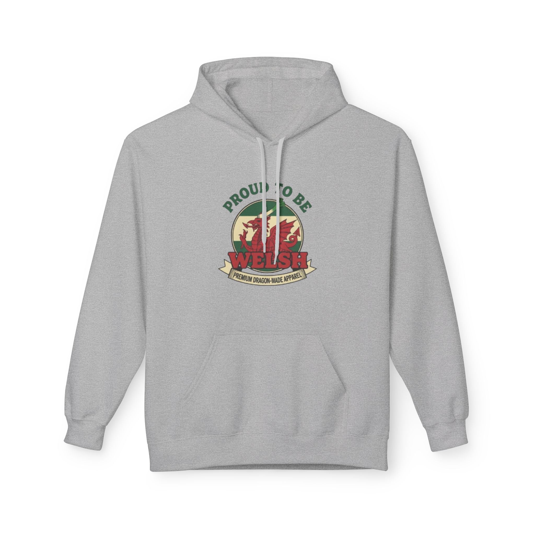 Proud to Be Welsh Hoodie — Vintage Wales Emblem Pullover