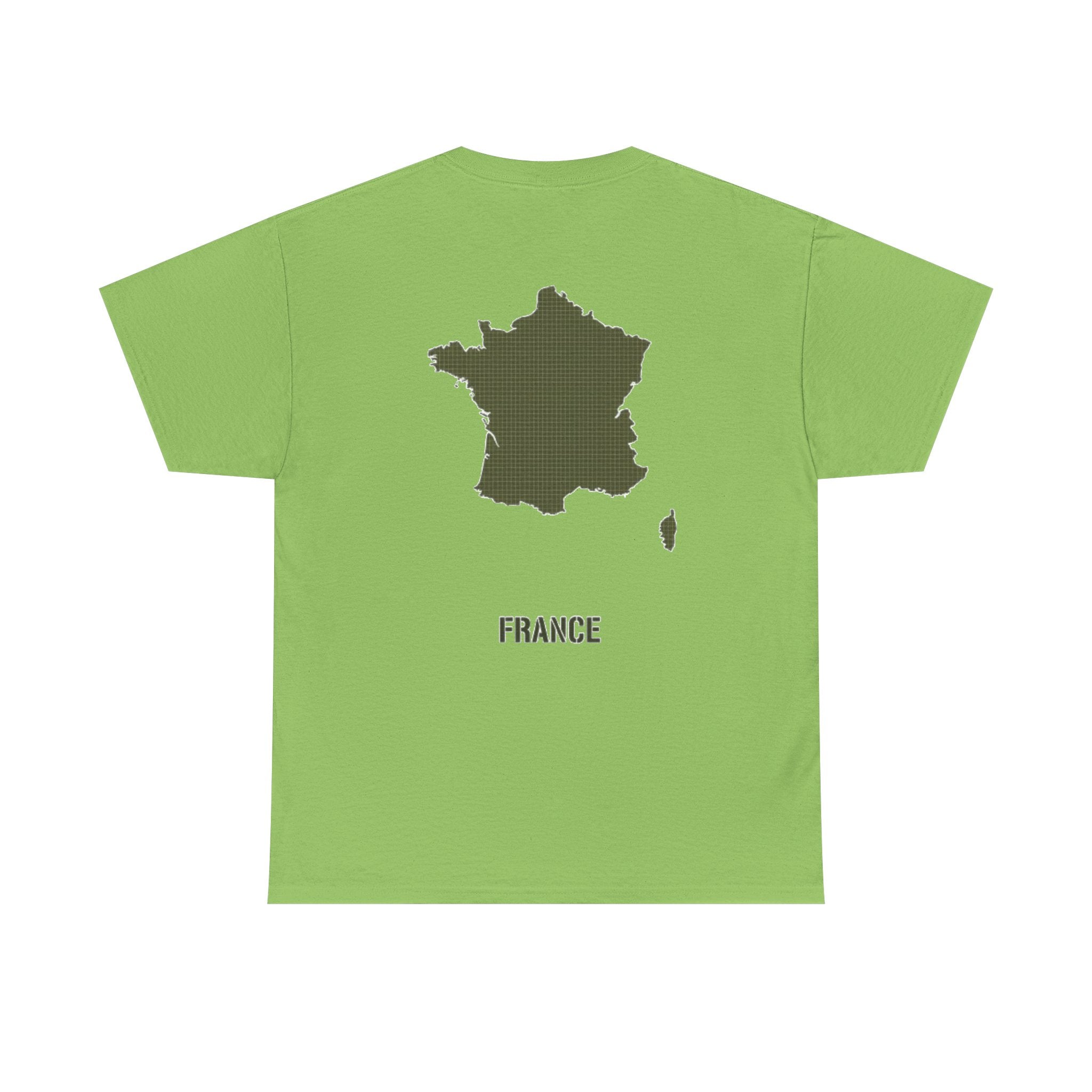 France Map Tee with "GALLUS" Chest Logo