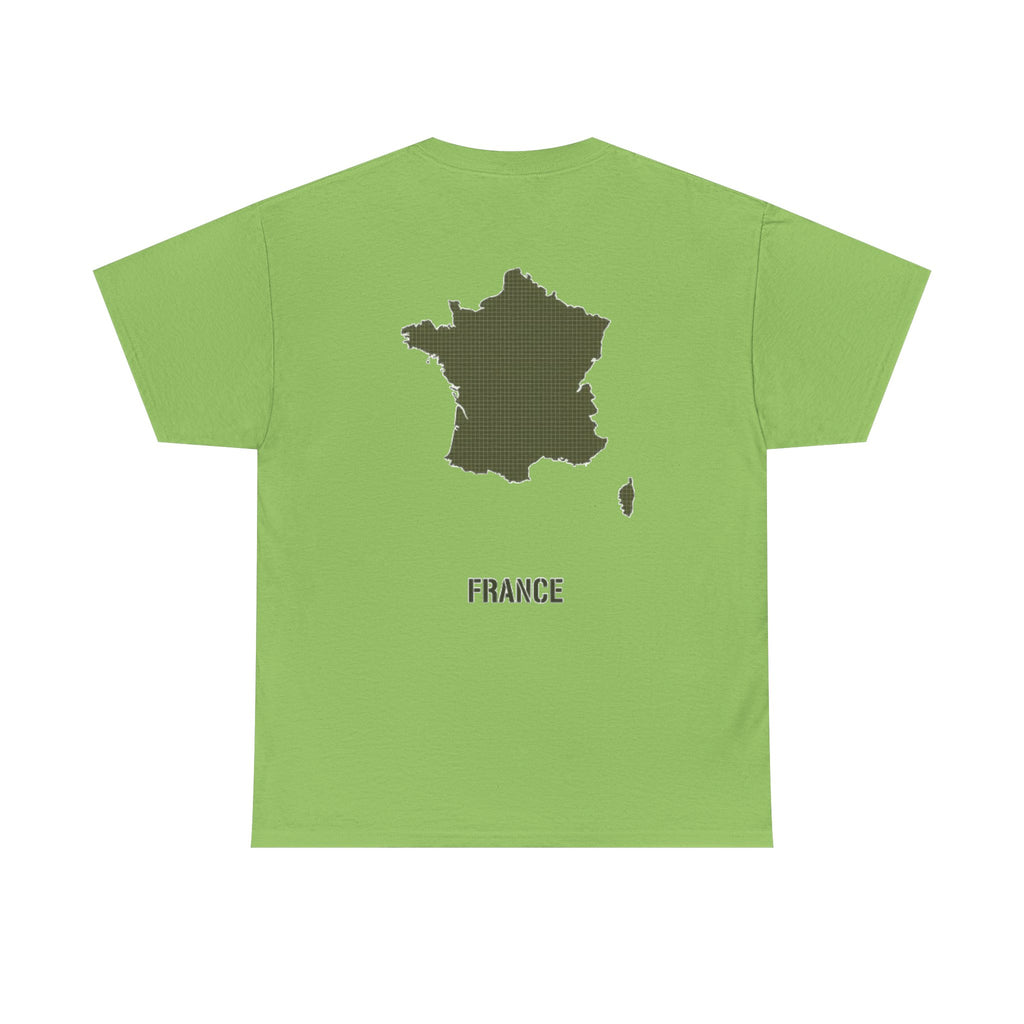 France Map Tee with "GALLUS" Chest Logo