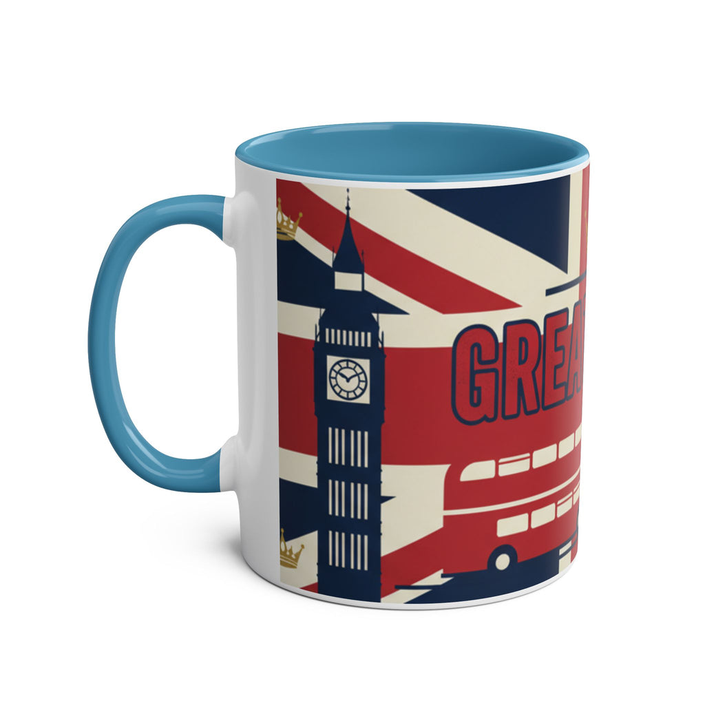 Two-Tone Coffee Mugs, 11oz